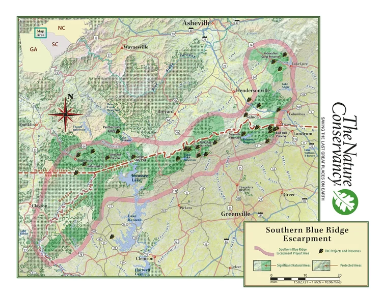 Blue Ridge Height Map The Blue Ridge Escarpment — Flat Rock Together