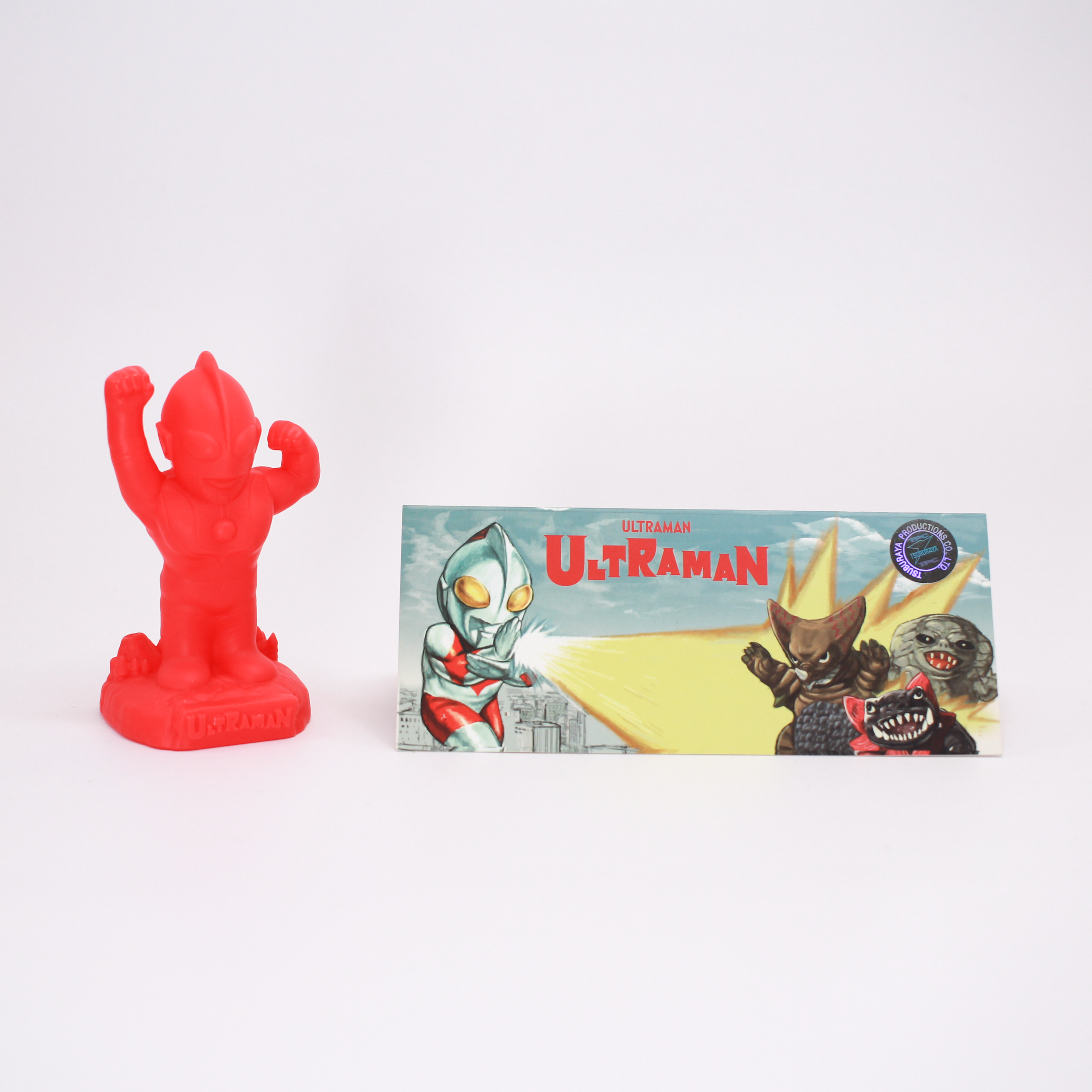 Ultraman Soft Vinyl Chibi figure - Unpainted (red) - Wave 01
