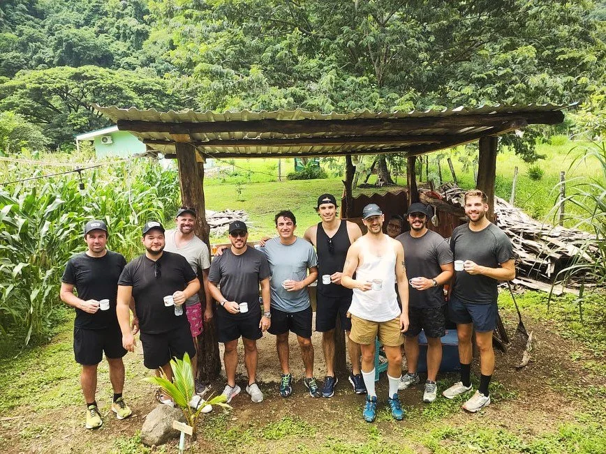 We’ve been adding little touches all around the property—like these new plant signs to help you get to know what’s growing out here.
And a big thank you to the awesome group that came out for a traditional Costa Rican lunch this we