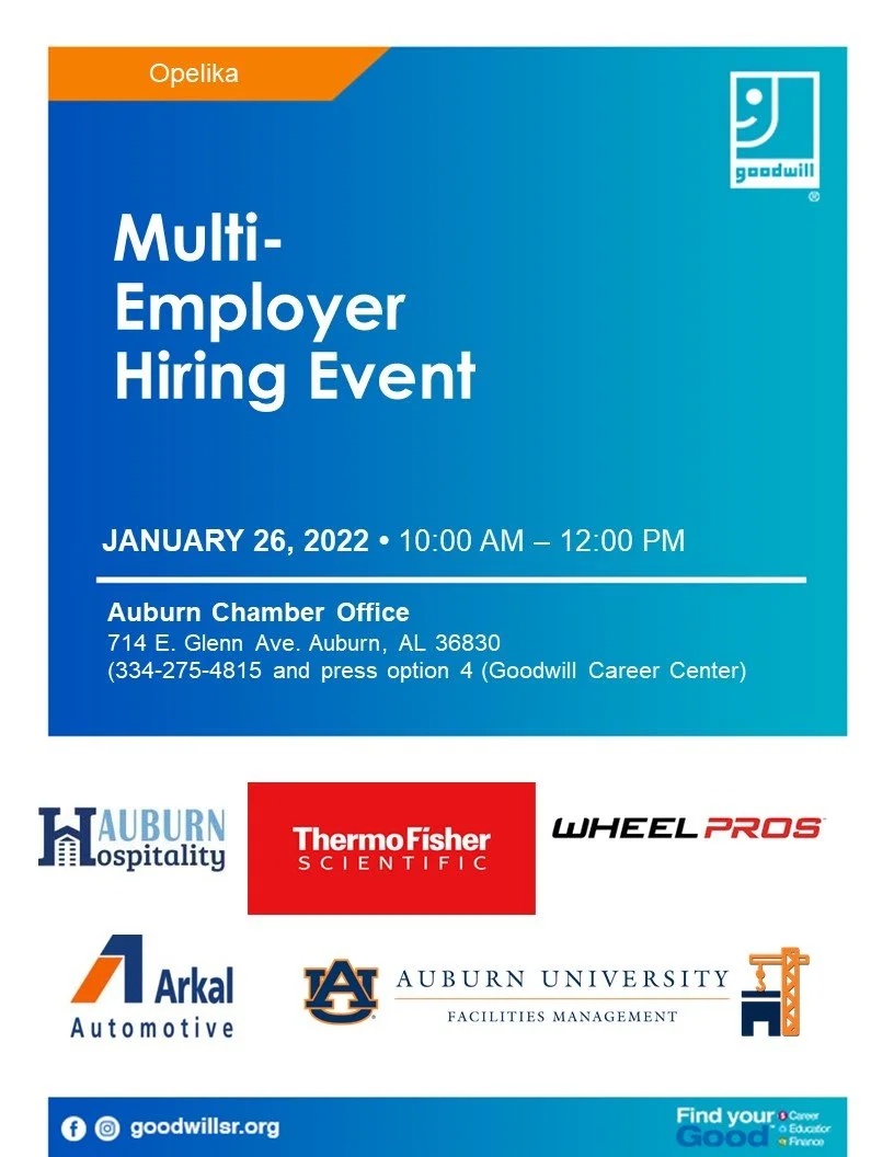 Multi-Employer Hiring Event — Goodwill Southern Rivers