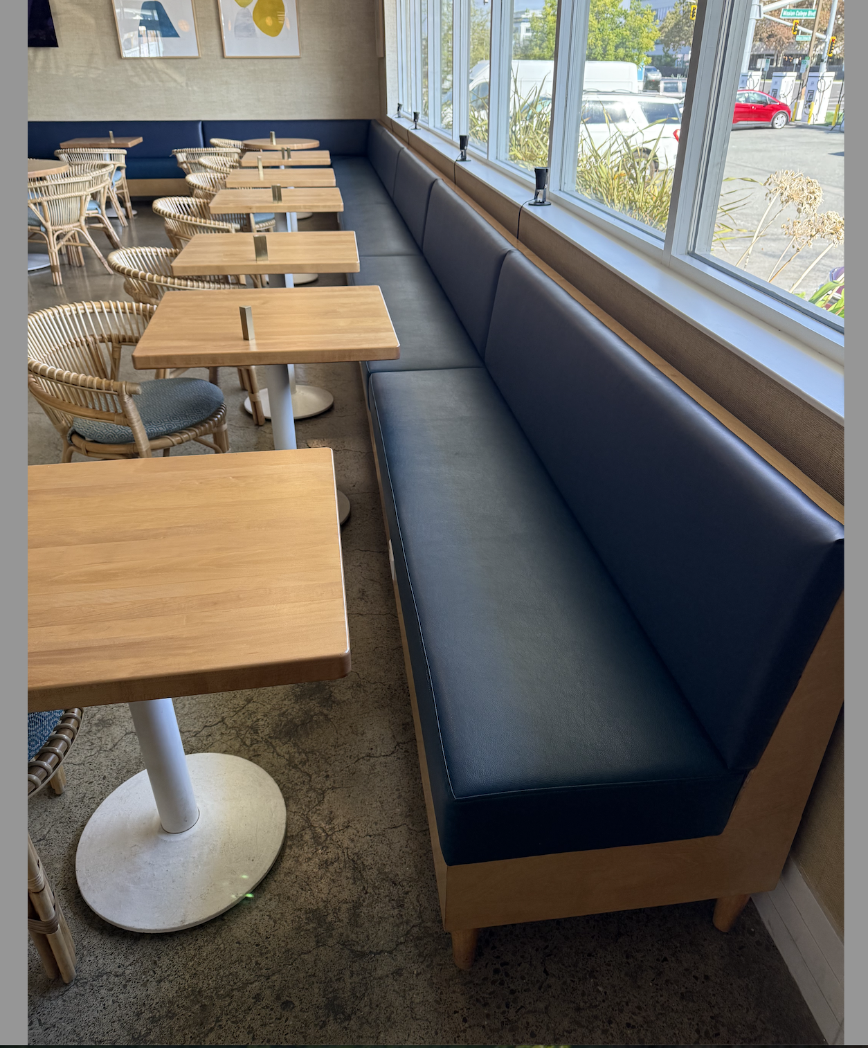 Transforming Hospitality Spaces: Commercial Booth Reupholstery and Ergonomic Seating Upgrades at a Santa Clara Hotel Restaurant