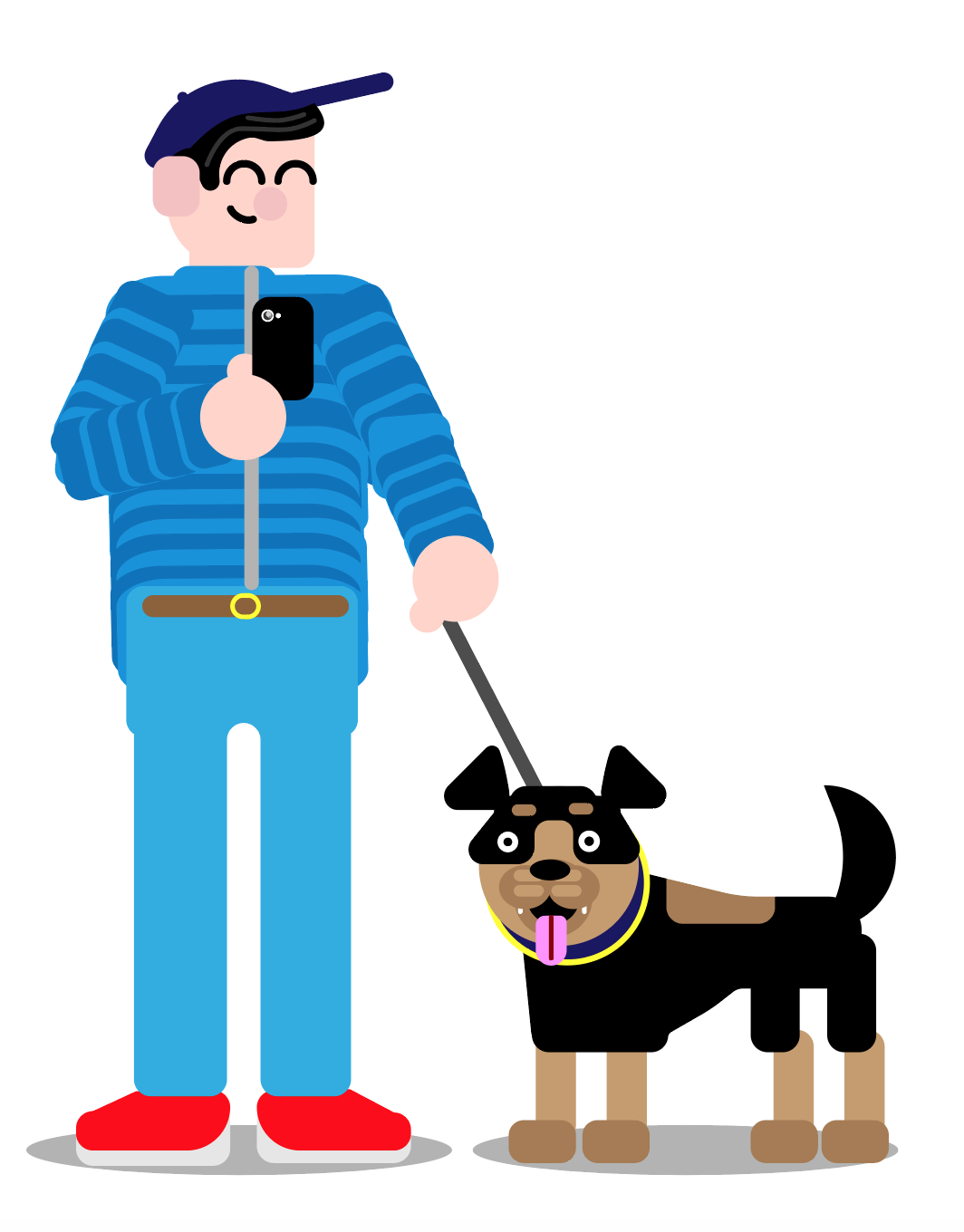 Creation Prompt: Riley and Bruce