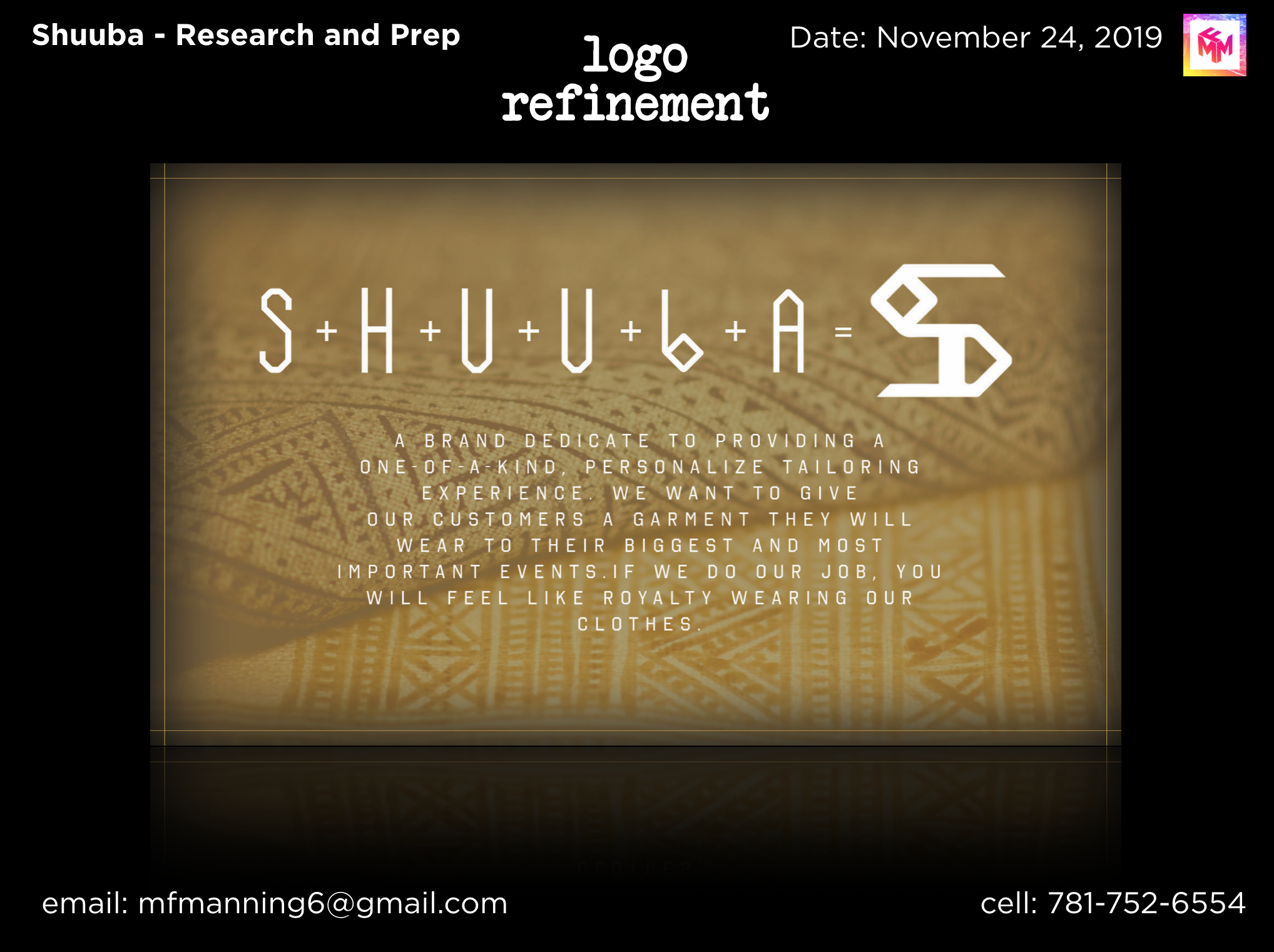 SHUUBA Website &amp; Identity Design