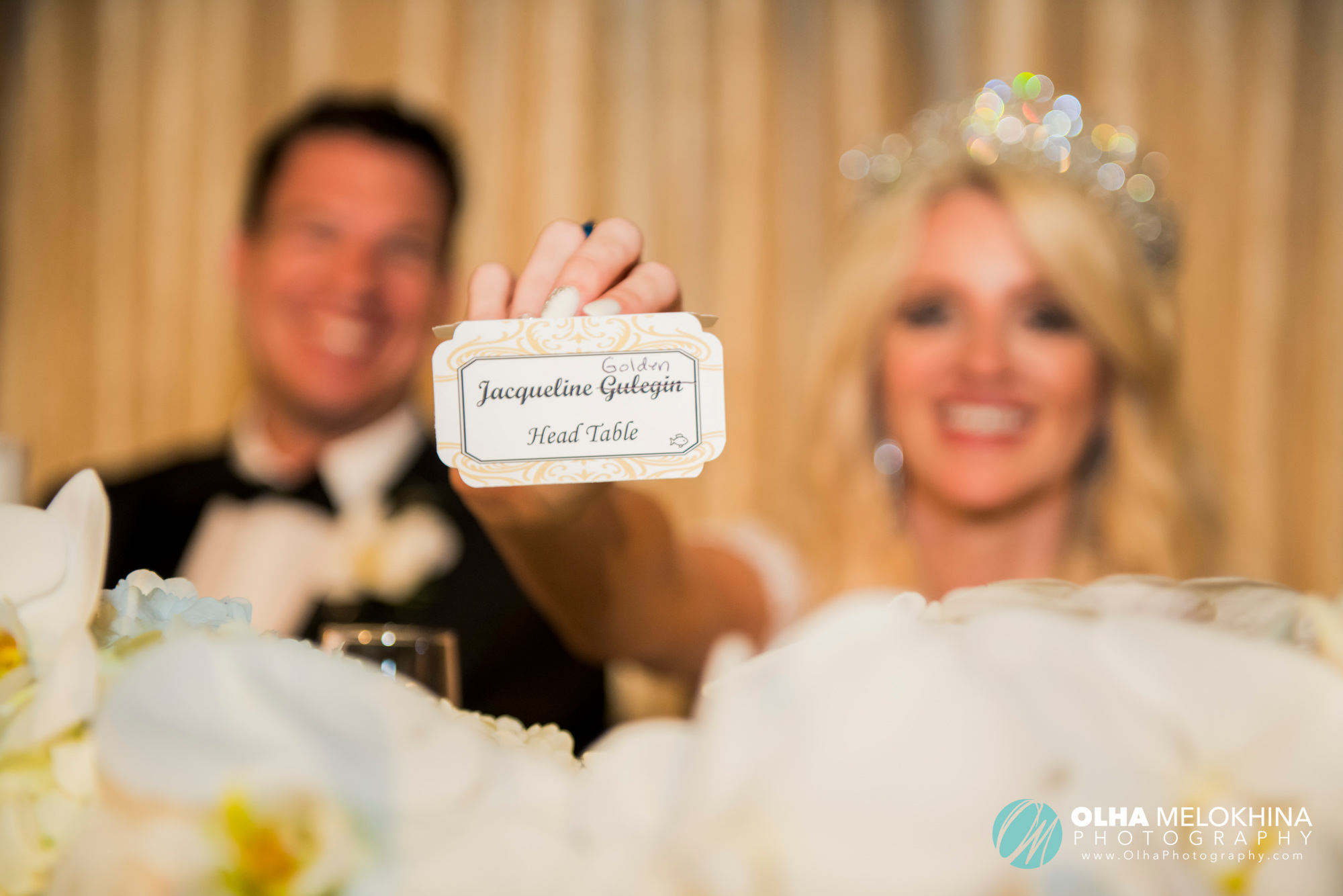 That’s right, from Miss to Mrs. The old last name goes too! You are now a GOLDEN.