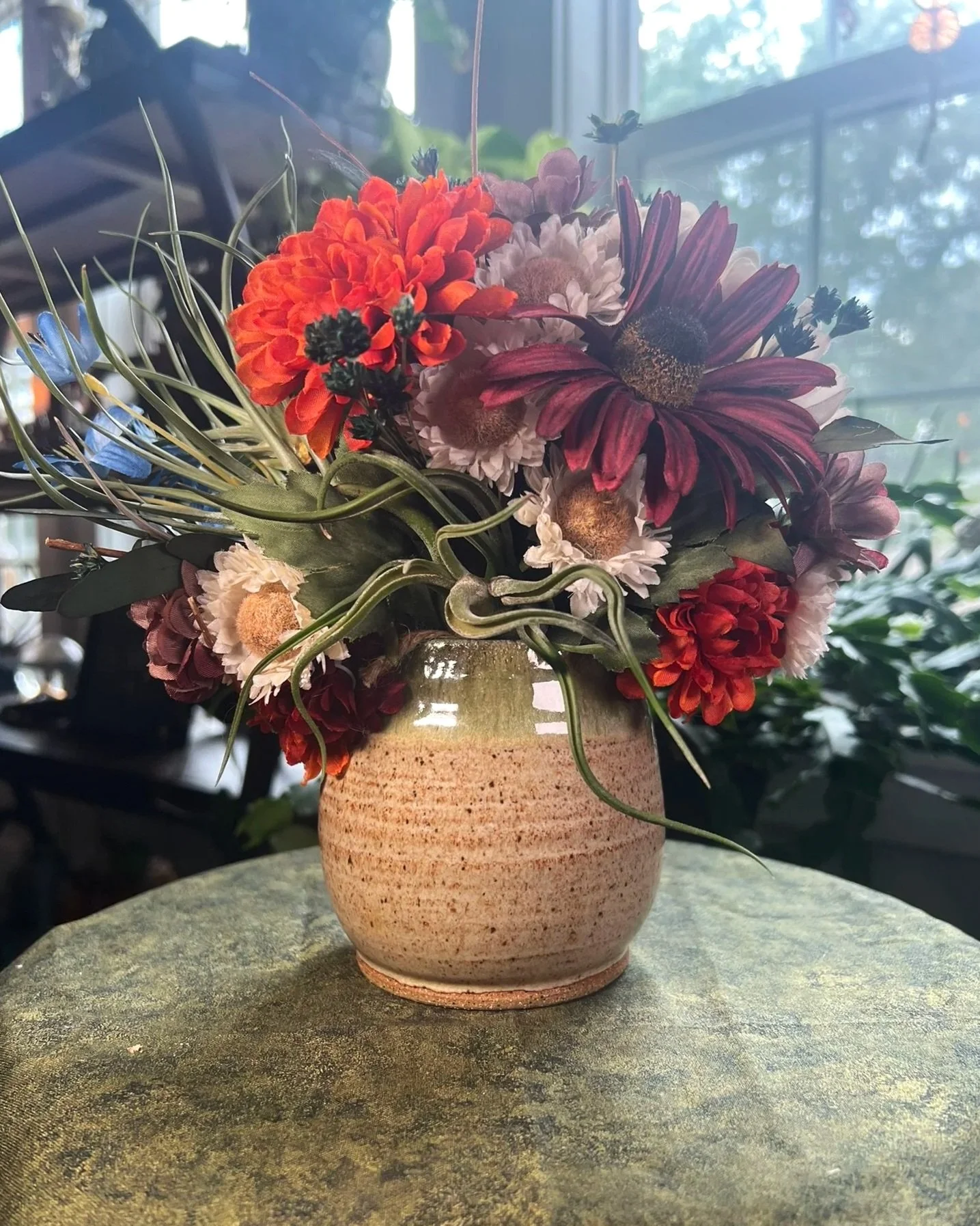 Speckled Moss Vase