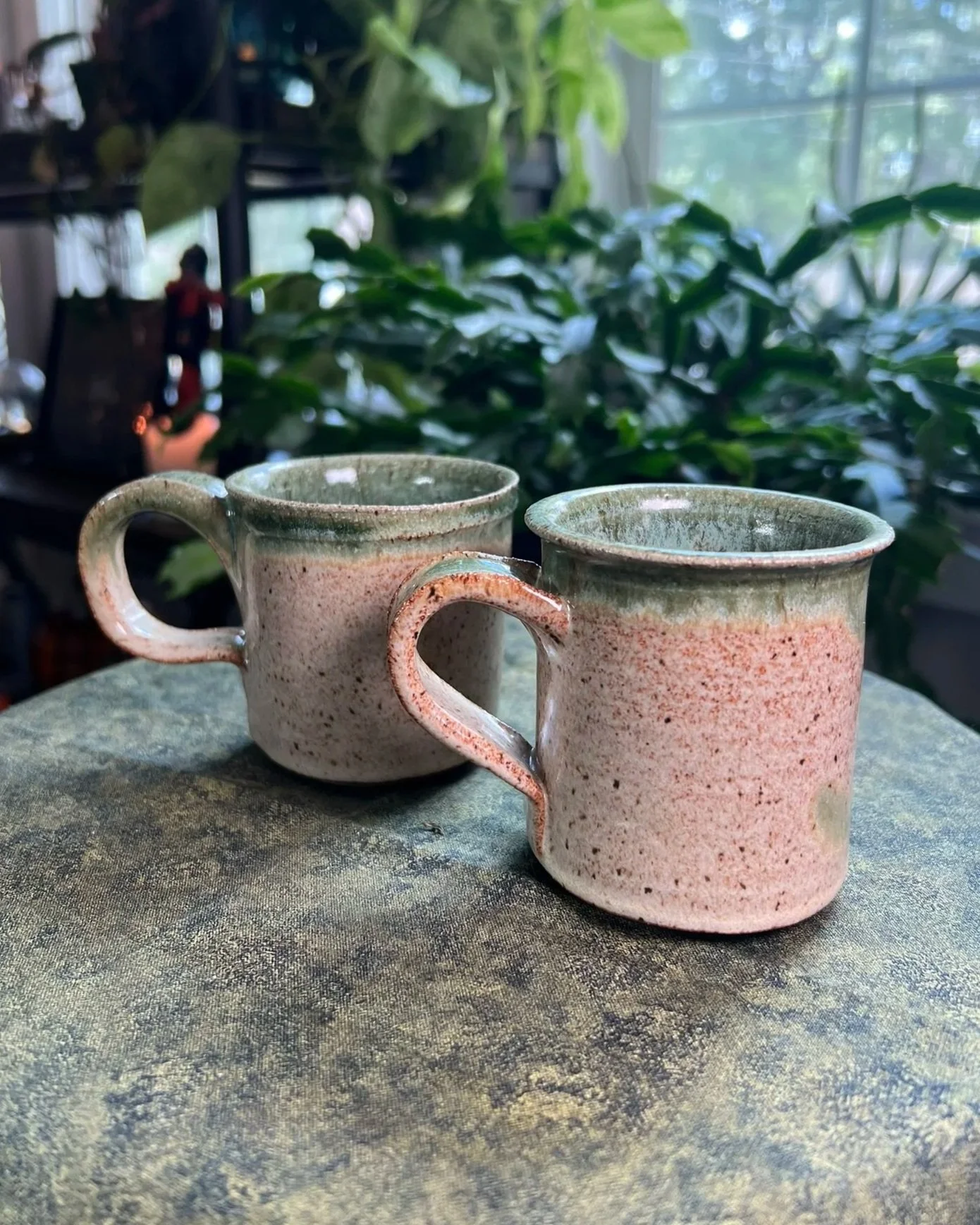 Speckled Moss Mugs