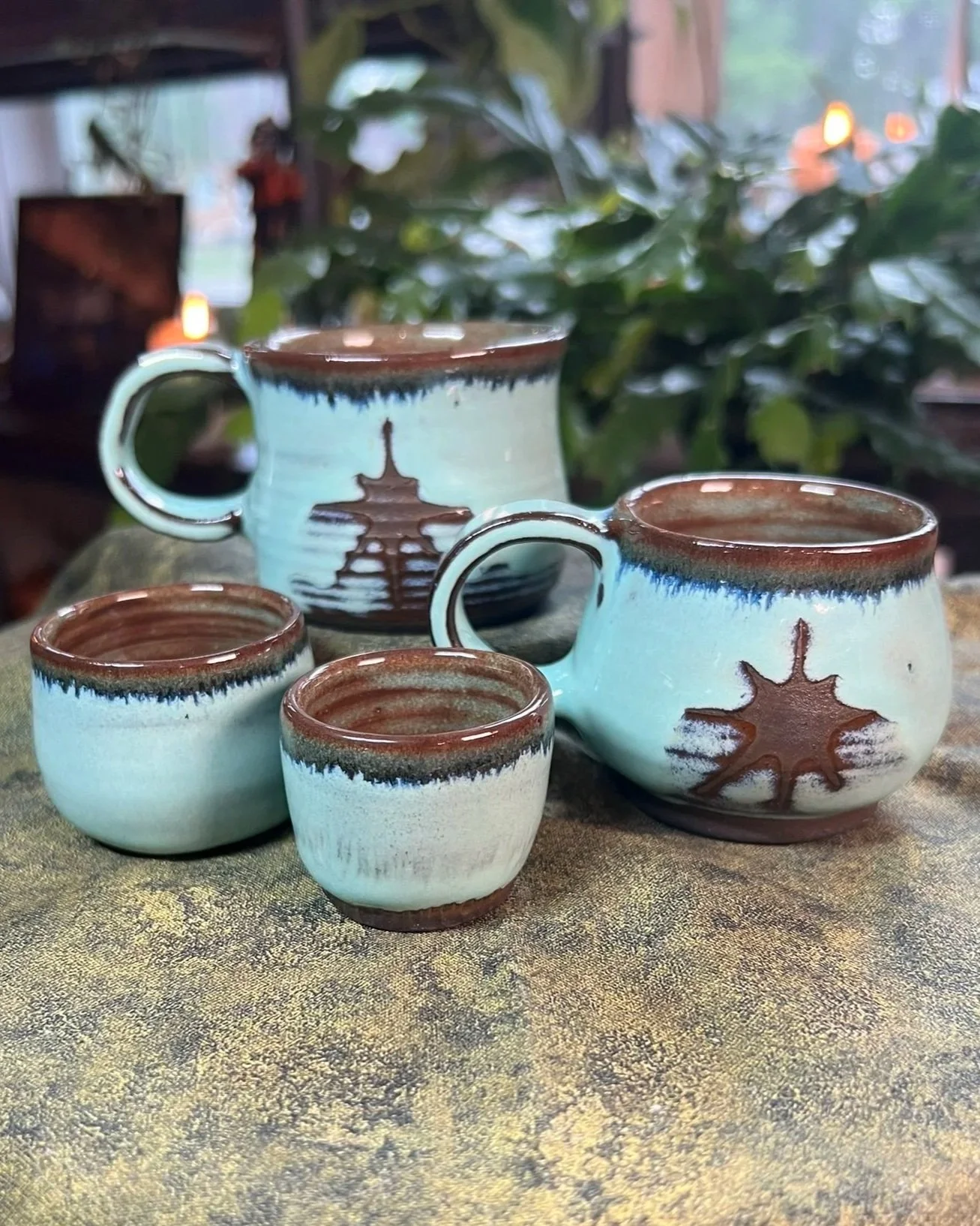 Patina Star Mugs and Sake Cups