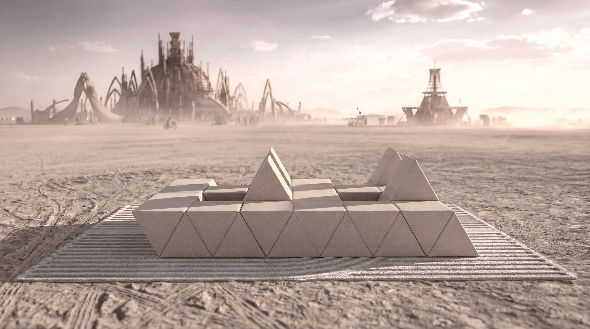 Peaks Sofa by Yves Béhar