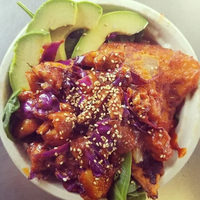 Sure, we love to ROAM. But, there's no place like HOME! Tomorrow, we're slinging Seoul in AG!
.
.
THU 5/28 - 4th Thursday AG Lunch @mechanics_bank at 1026 E. Grand #arroyogrande, 11-1P .
.
#seoulbowl 
#firechicken 
#home