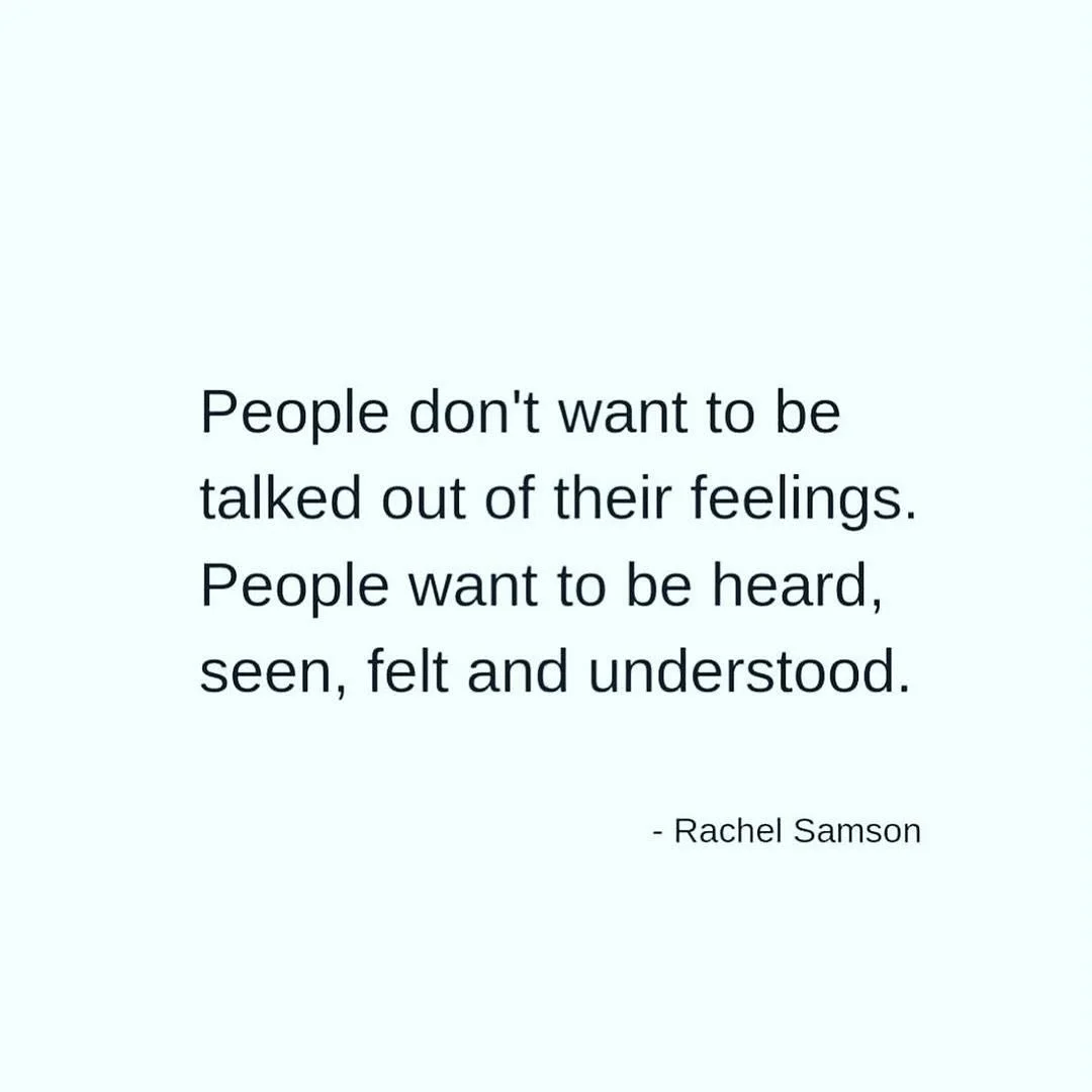Even when you feel their feelings are illogical or unjustified. Connect and acknowledge first. Today with my own child I said: &ldquo;It&rsquo;s hard to focus when you feel hungry. It&rsquo;s frustrating when it&rsquo;s not working the way you want i