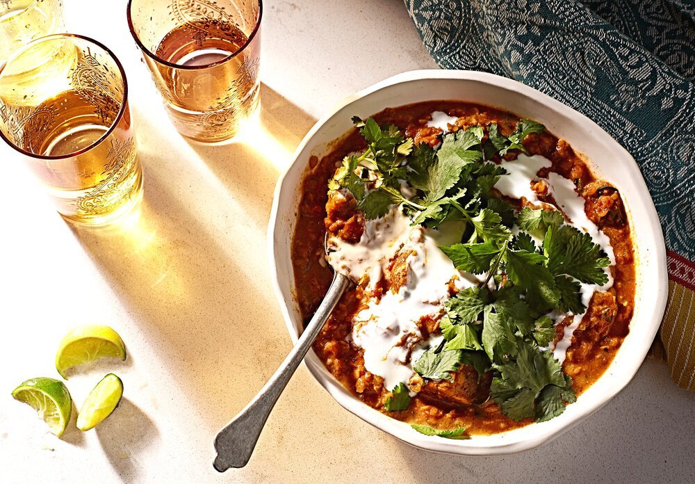 Curried Lentil Soup / Crystal Cartier - Food Photographer Los Angeles