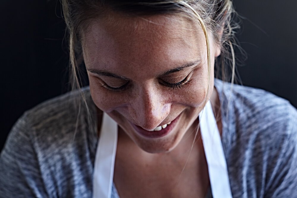 Female Chef Portrait / Crystal Cartier - Cookbook Photographer LA