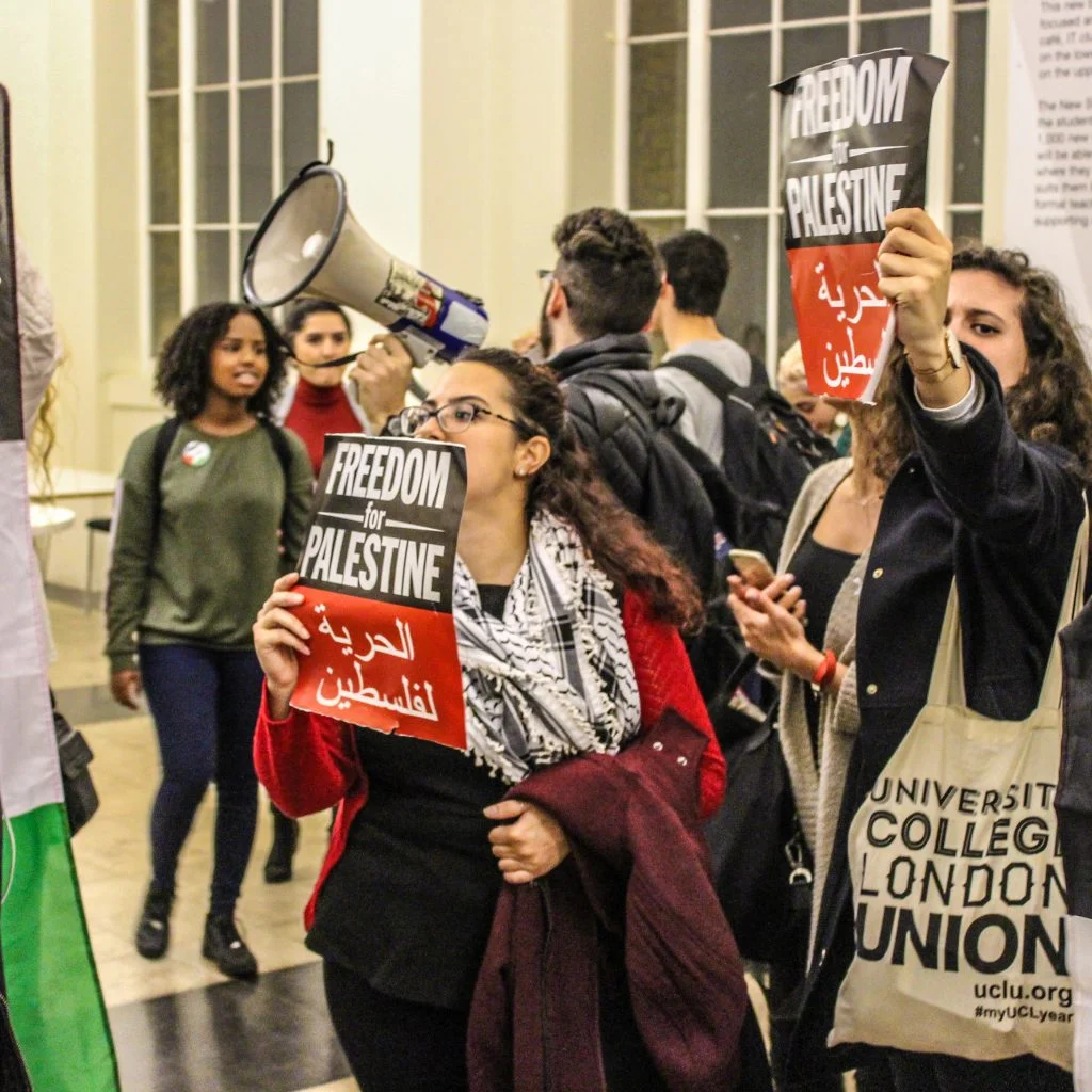 Police called as Pro-Palestinian Protest Gets 'Out of Hand'