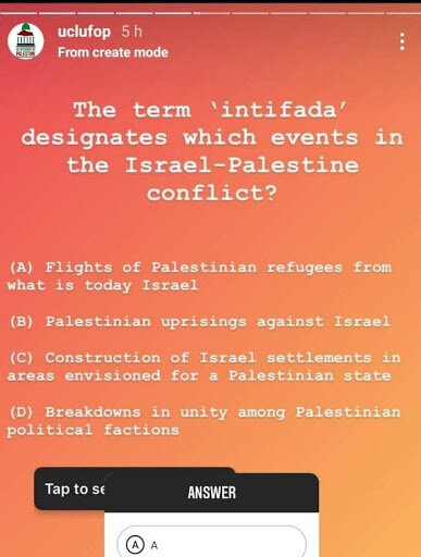 Source: UCL Friends of Palestine