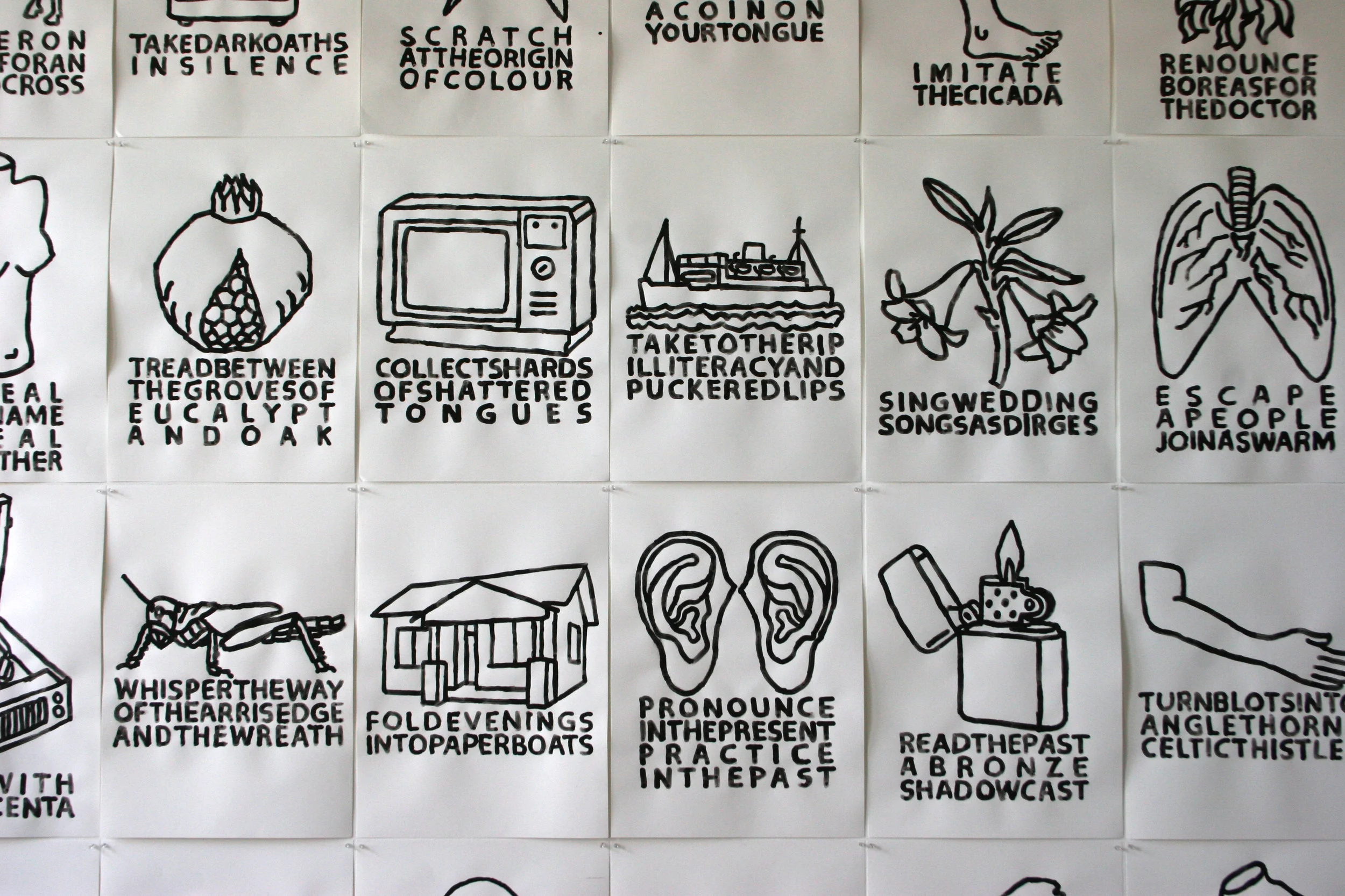    Forty votives to burn your boats  , 2008 - 2009 
