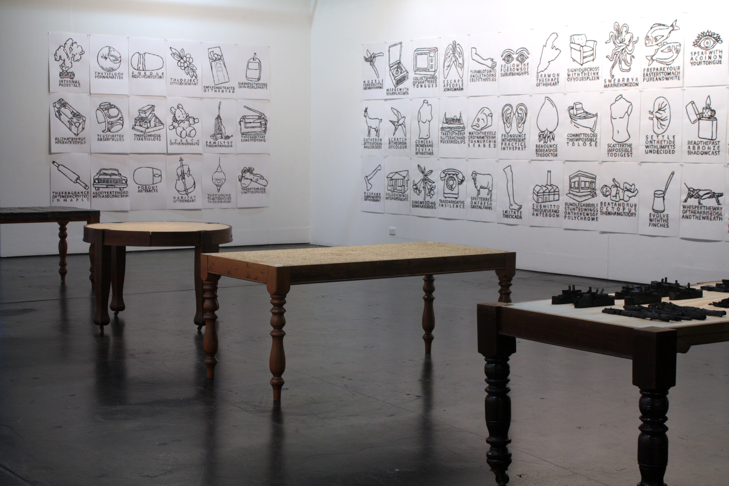    Transobjects  , 2013, Installation view 