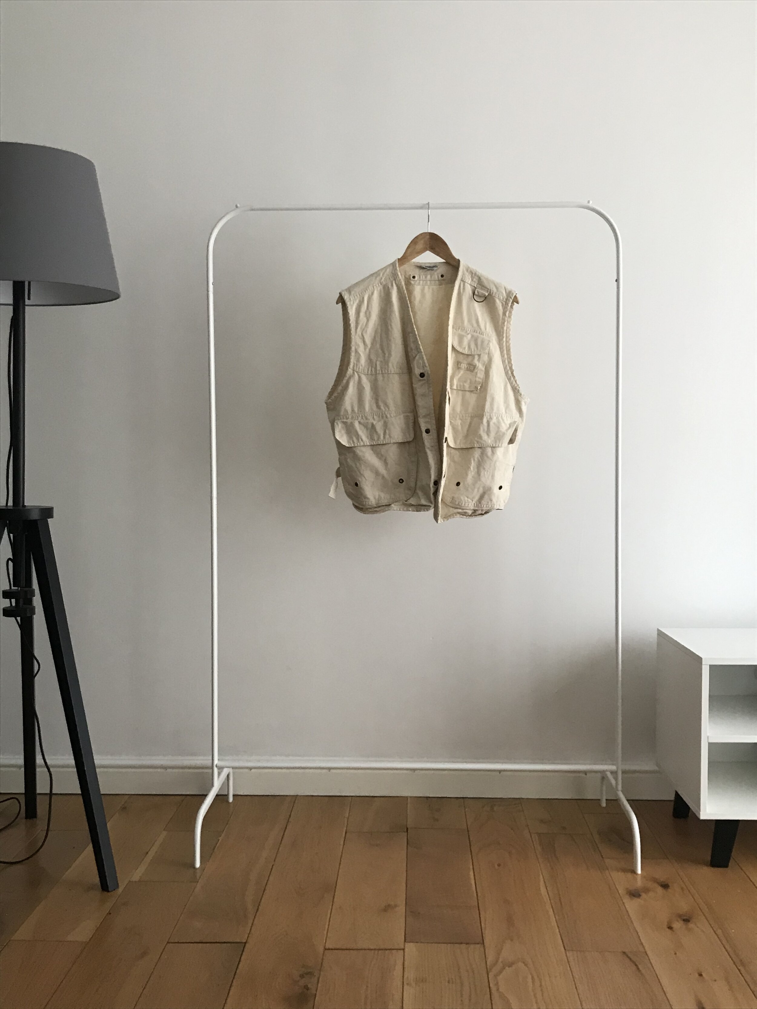 Vintage Levis Fisherman's Utility Vest Jacket - Medium
