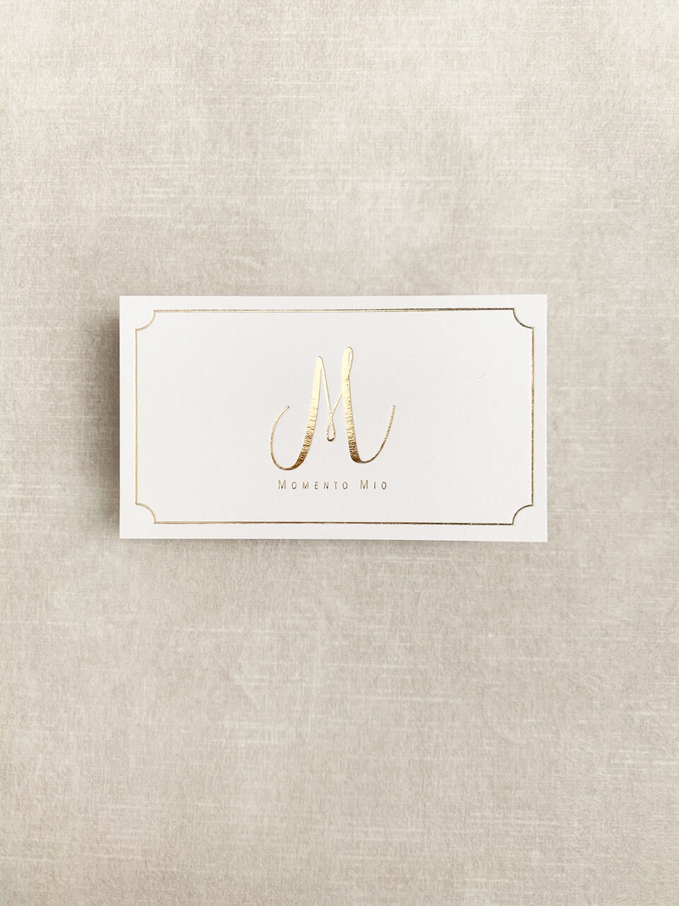 Luxury Business Cards - Metallic Foil — LETTERING BY GRG