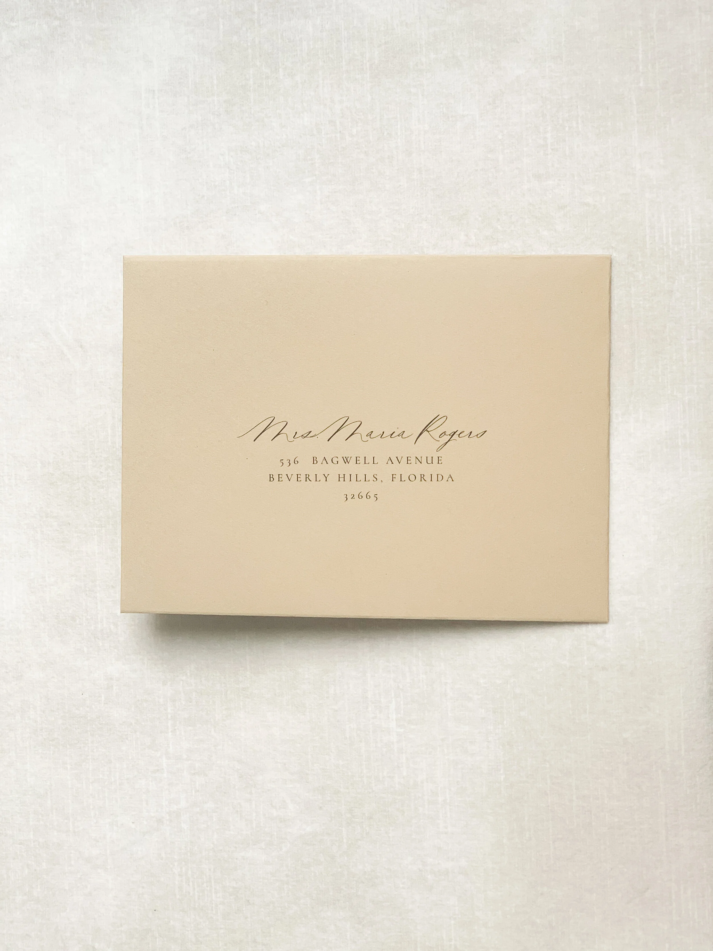 Pocket invitation envelopes — LETTERING BY GRG