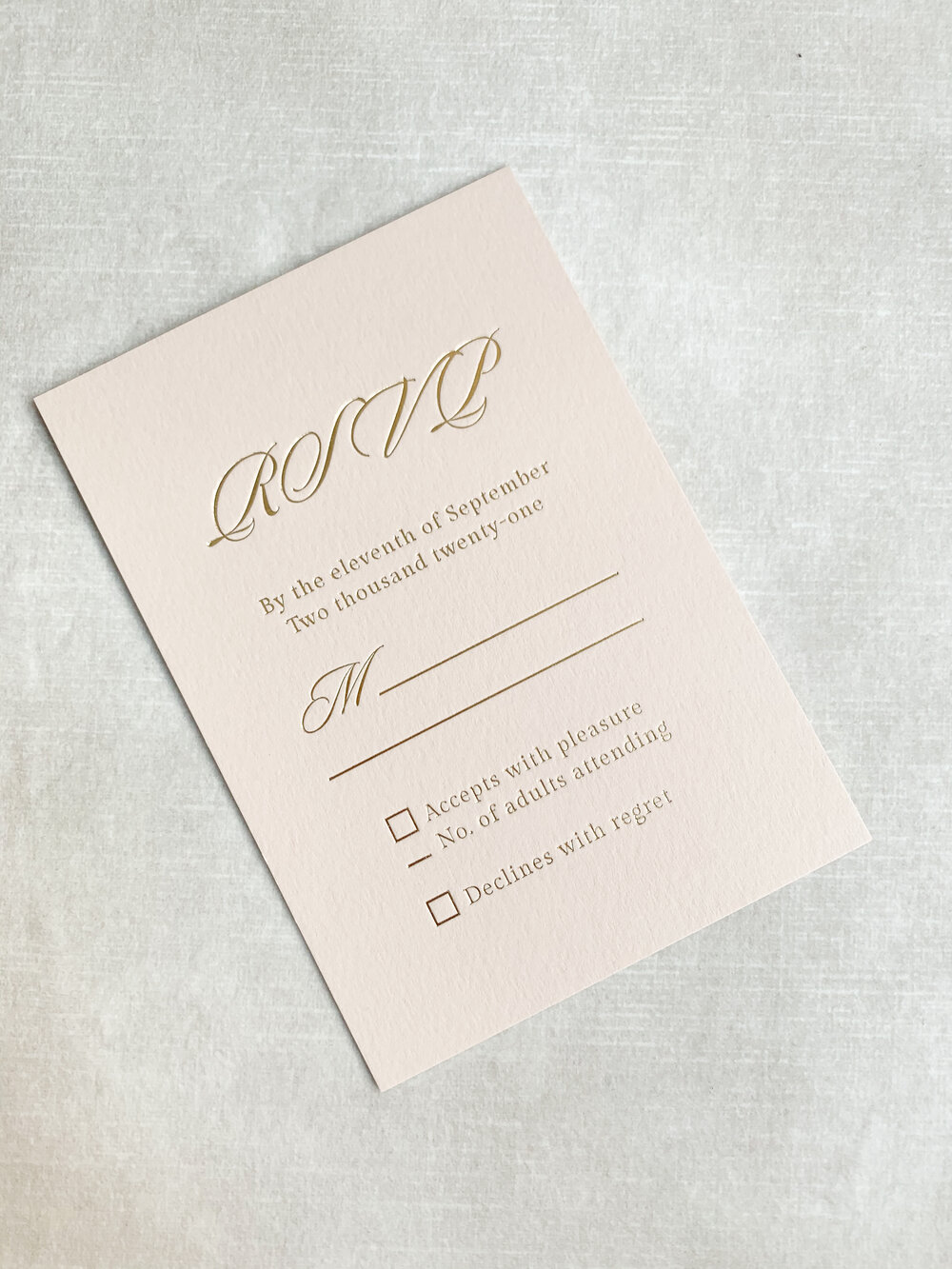 Wedding RSVP Wording Ideas — LETTERING BY GRG