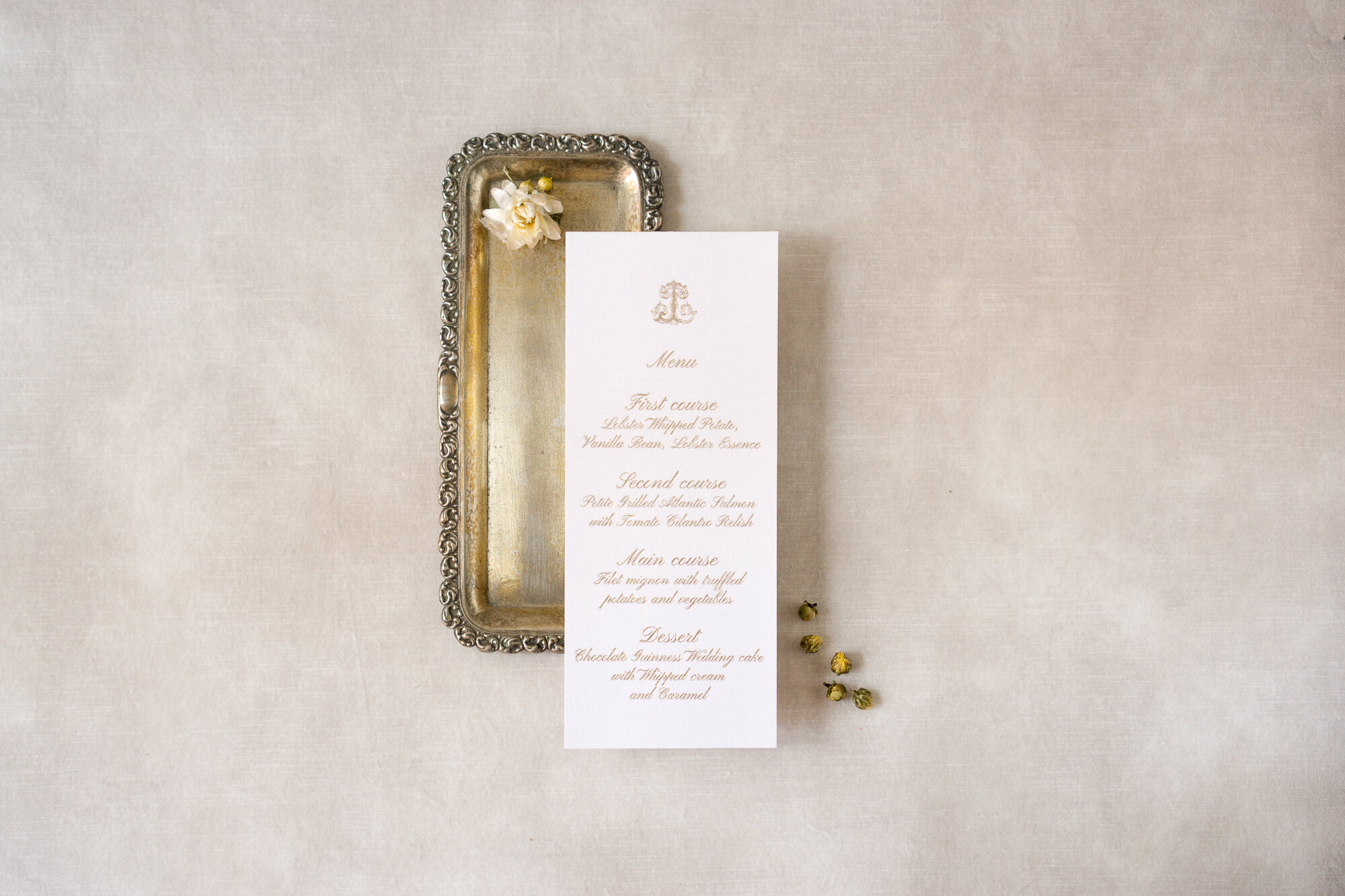 Wedding Menus — LETTERING BY GRG