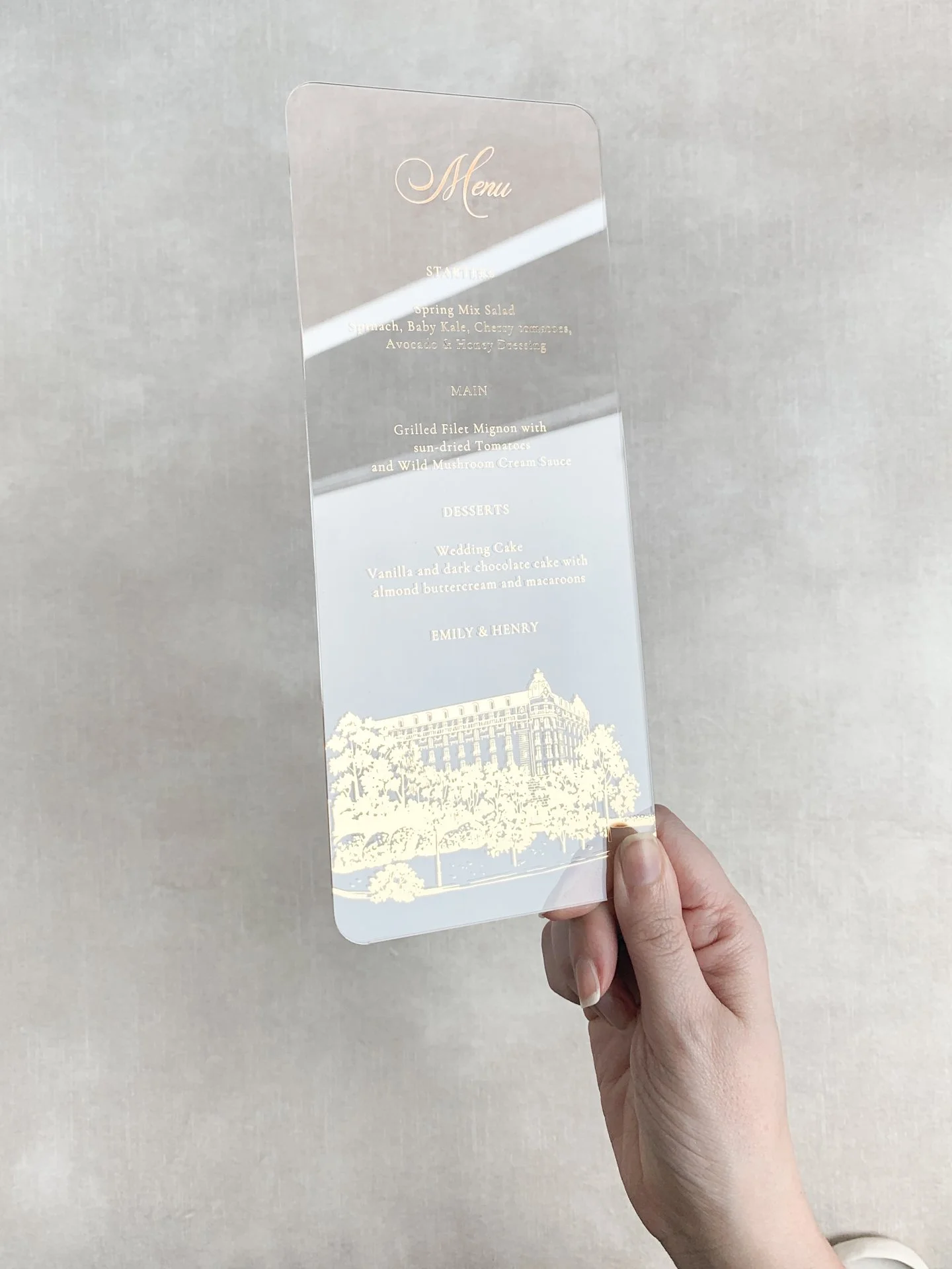 Wedding Menus — LETTERING BY GRG