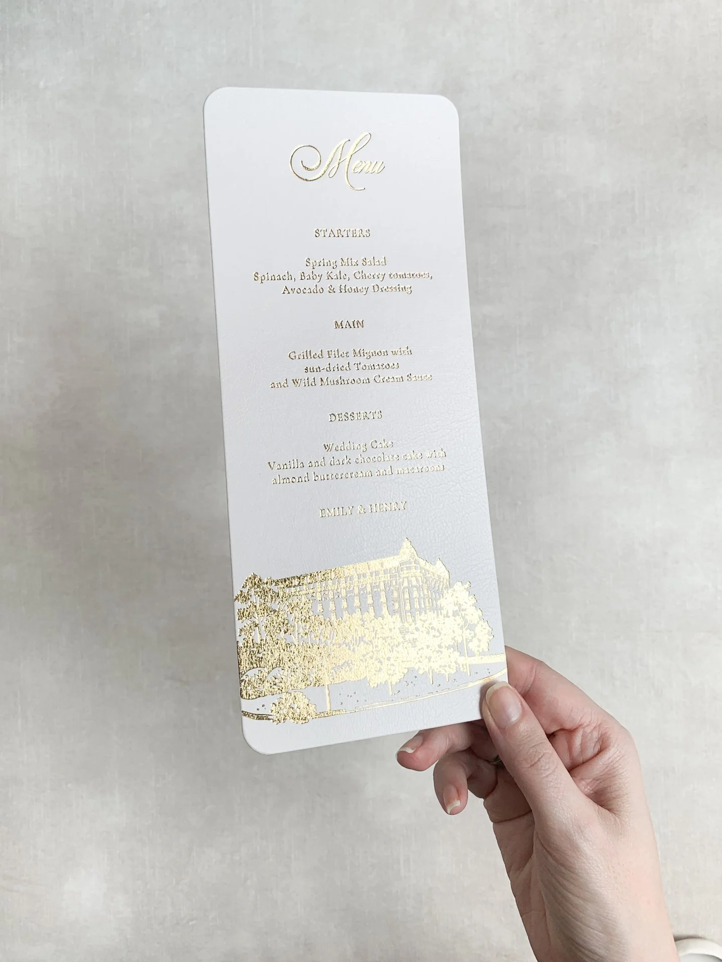 Wedding Menus — LETTERING BY GRG