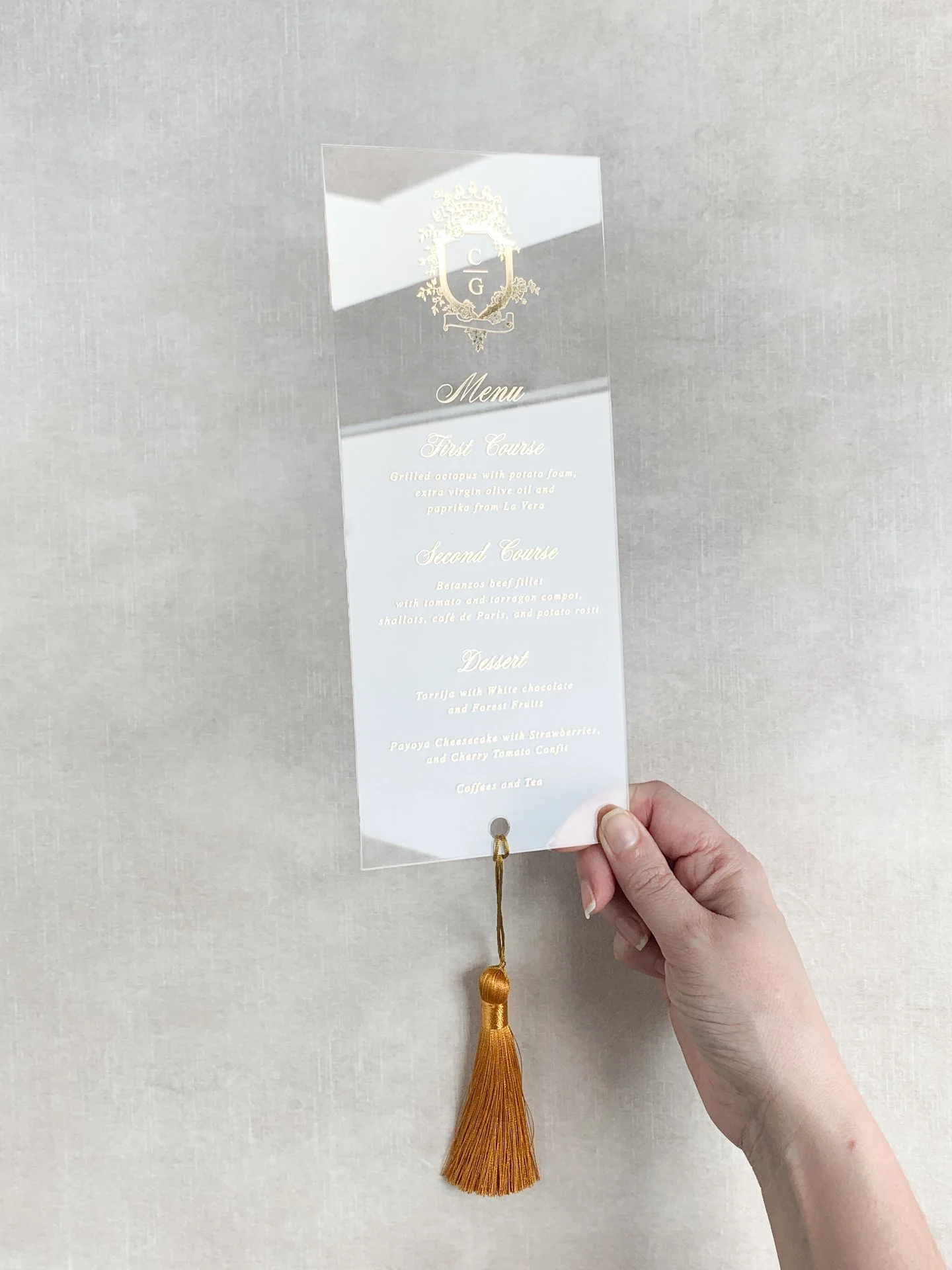 Wedding Menus — LETTERING BY GRG
