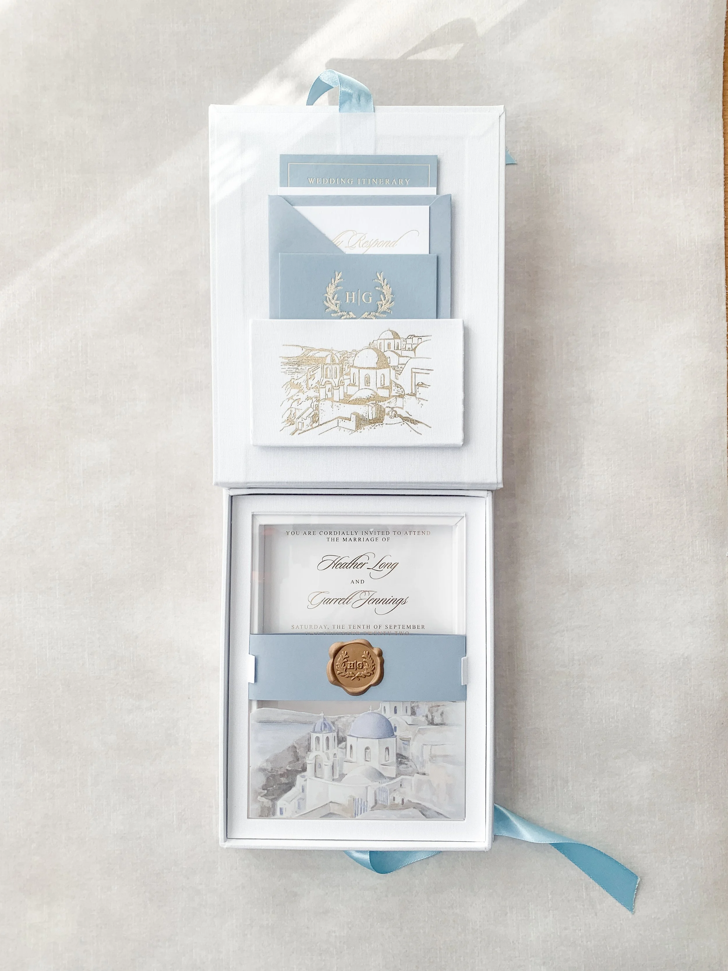 Wedding Invitation Boxes — LETTERING BY GRG Wedding Invitation Boxes — LETTERING BY GRG