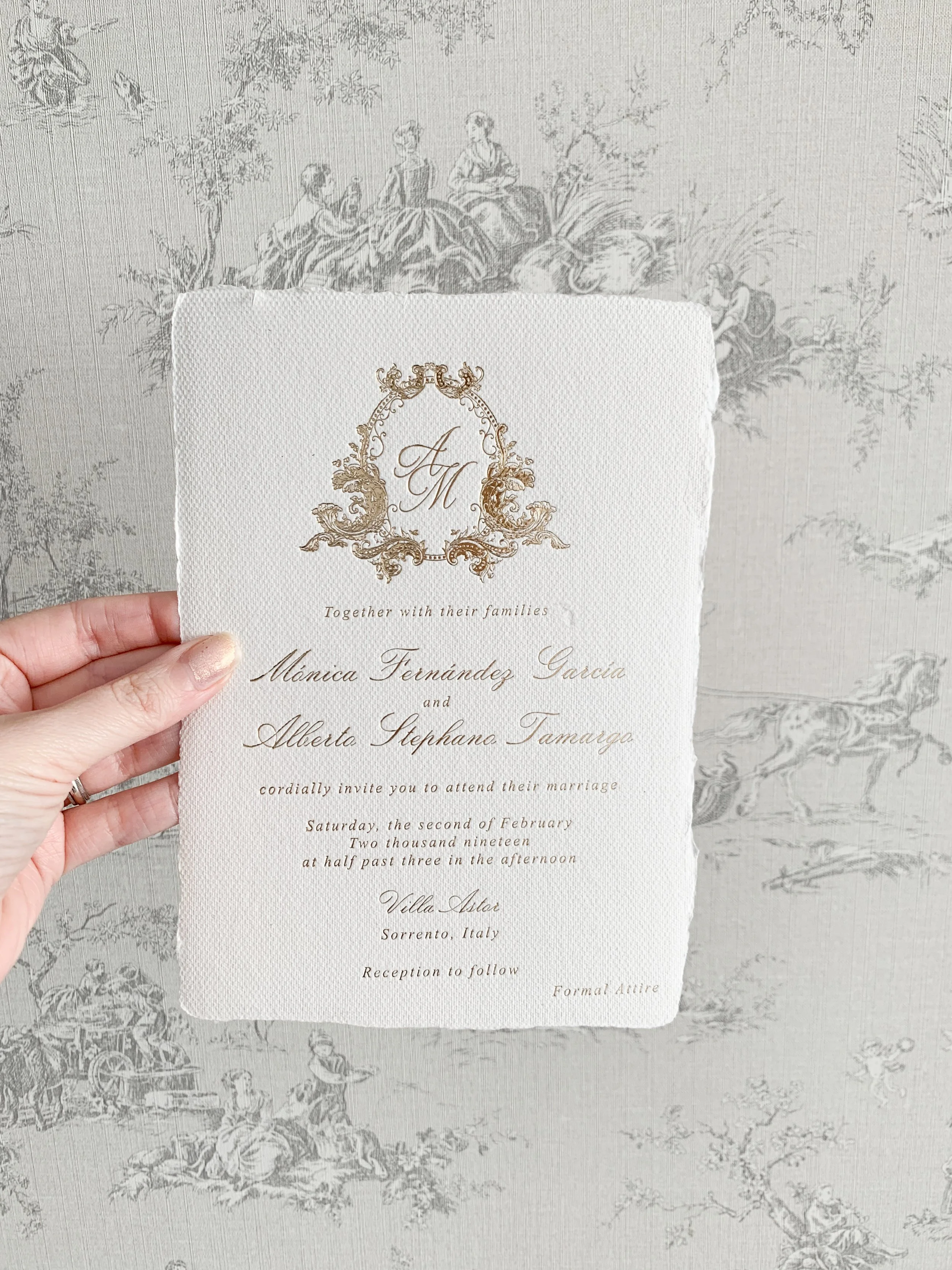 Handcrafted Invitations Handmade Paper Invitations