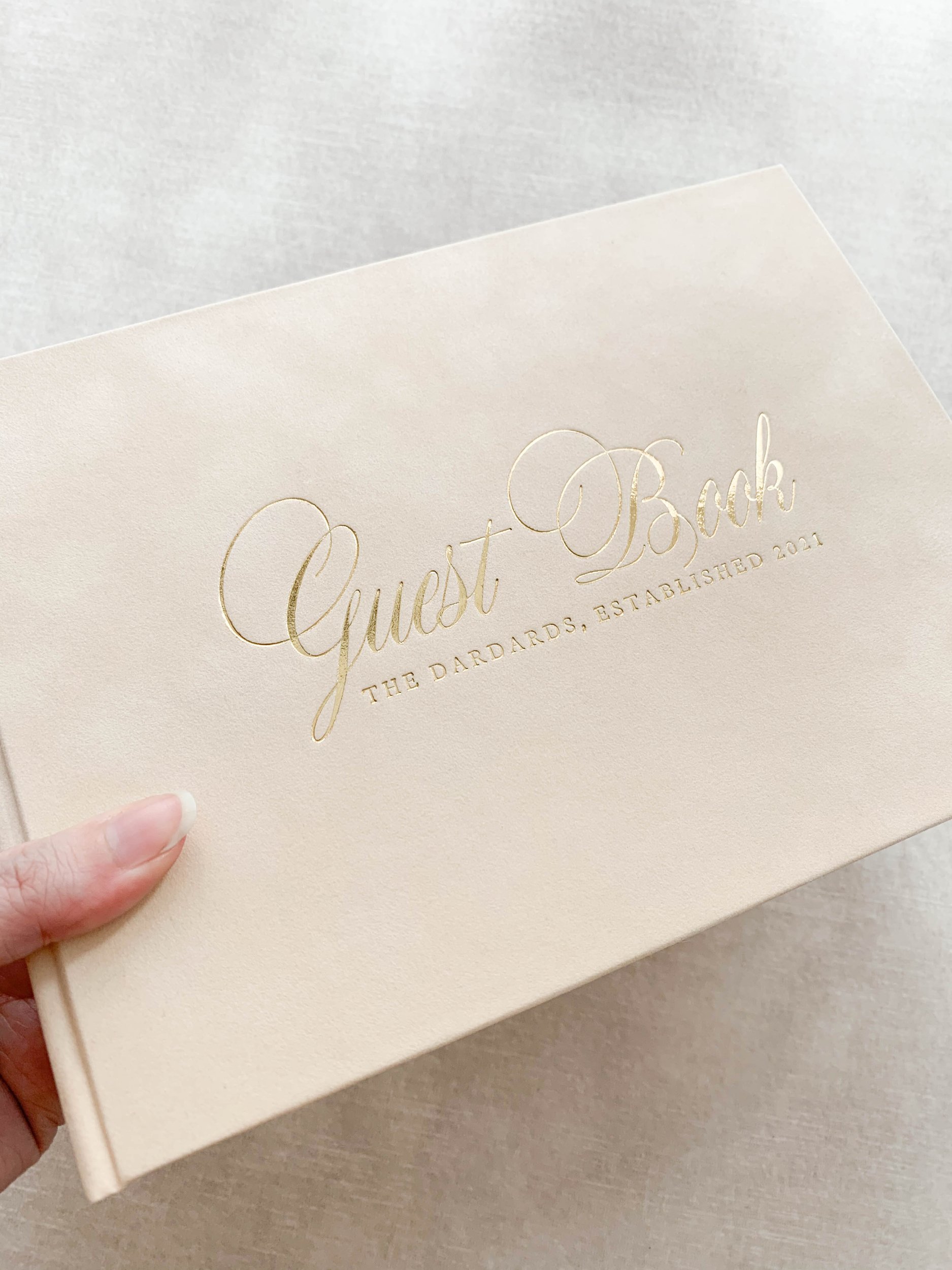 Velvet Guest Books — LETTERING BY GRG