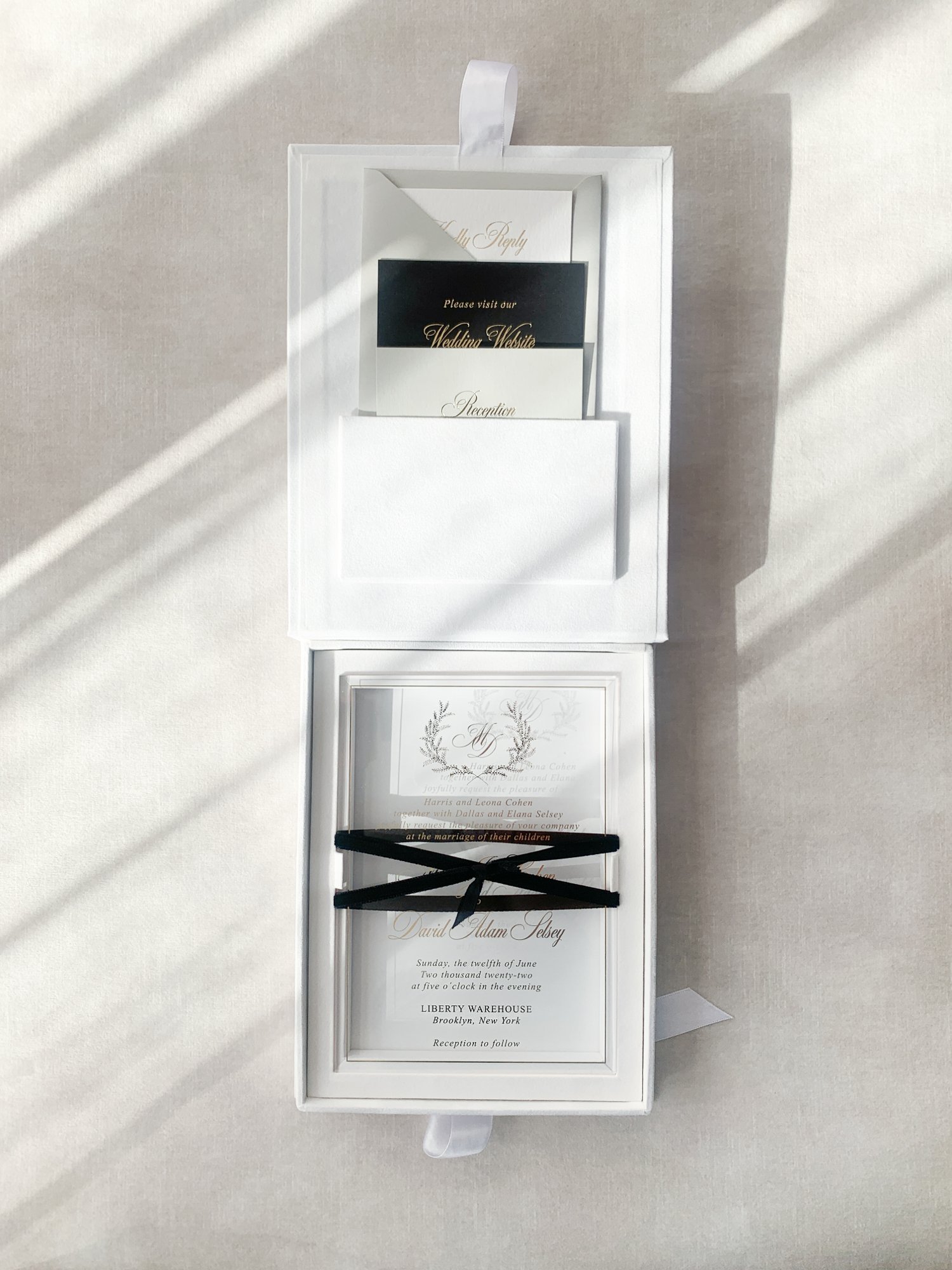 Discover our Luxury Invitation Boxes | Lettering By GRG