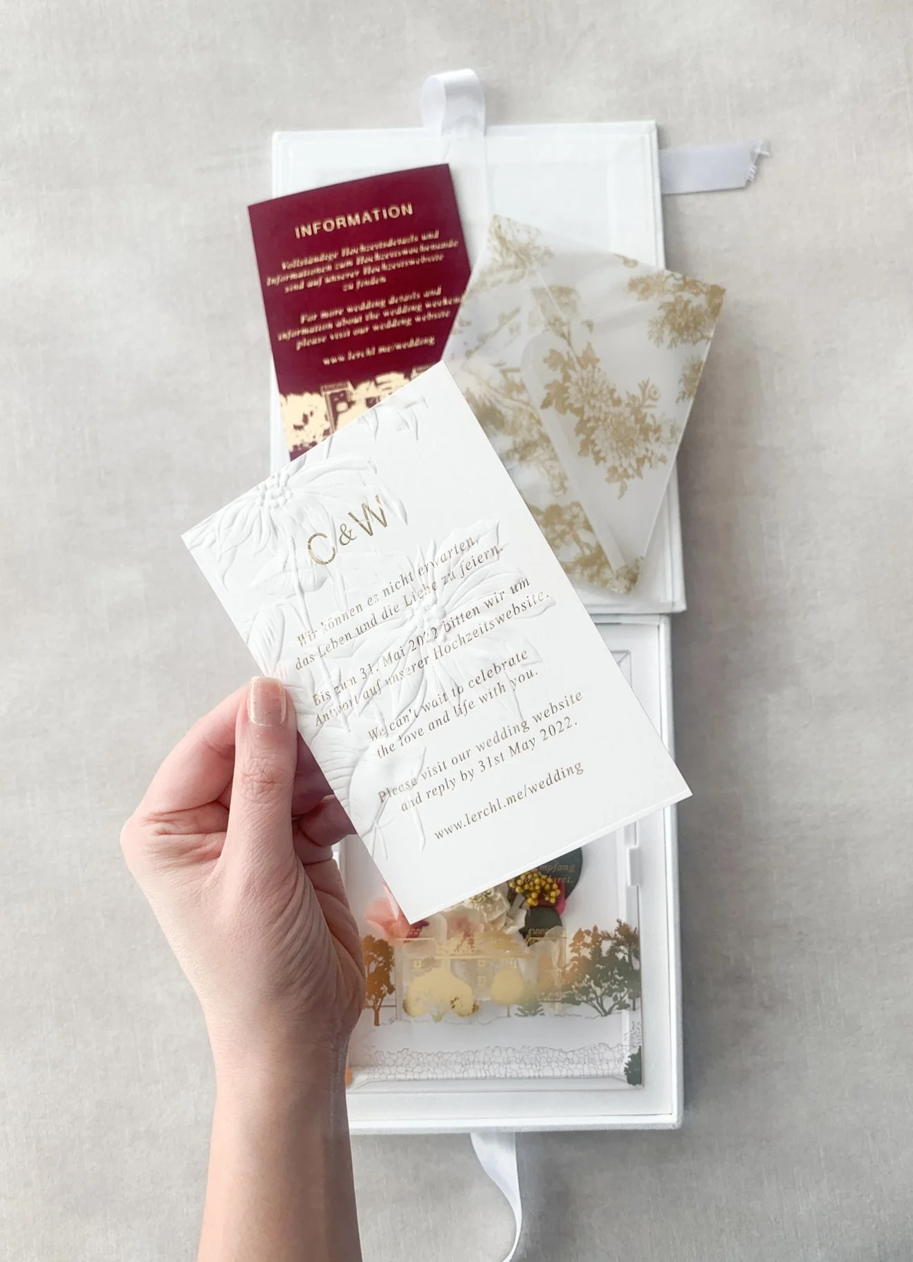 Discover our Luxury Invitation Boxes | Lettering By GRG
