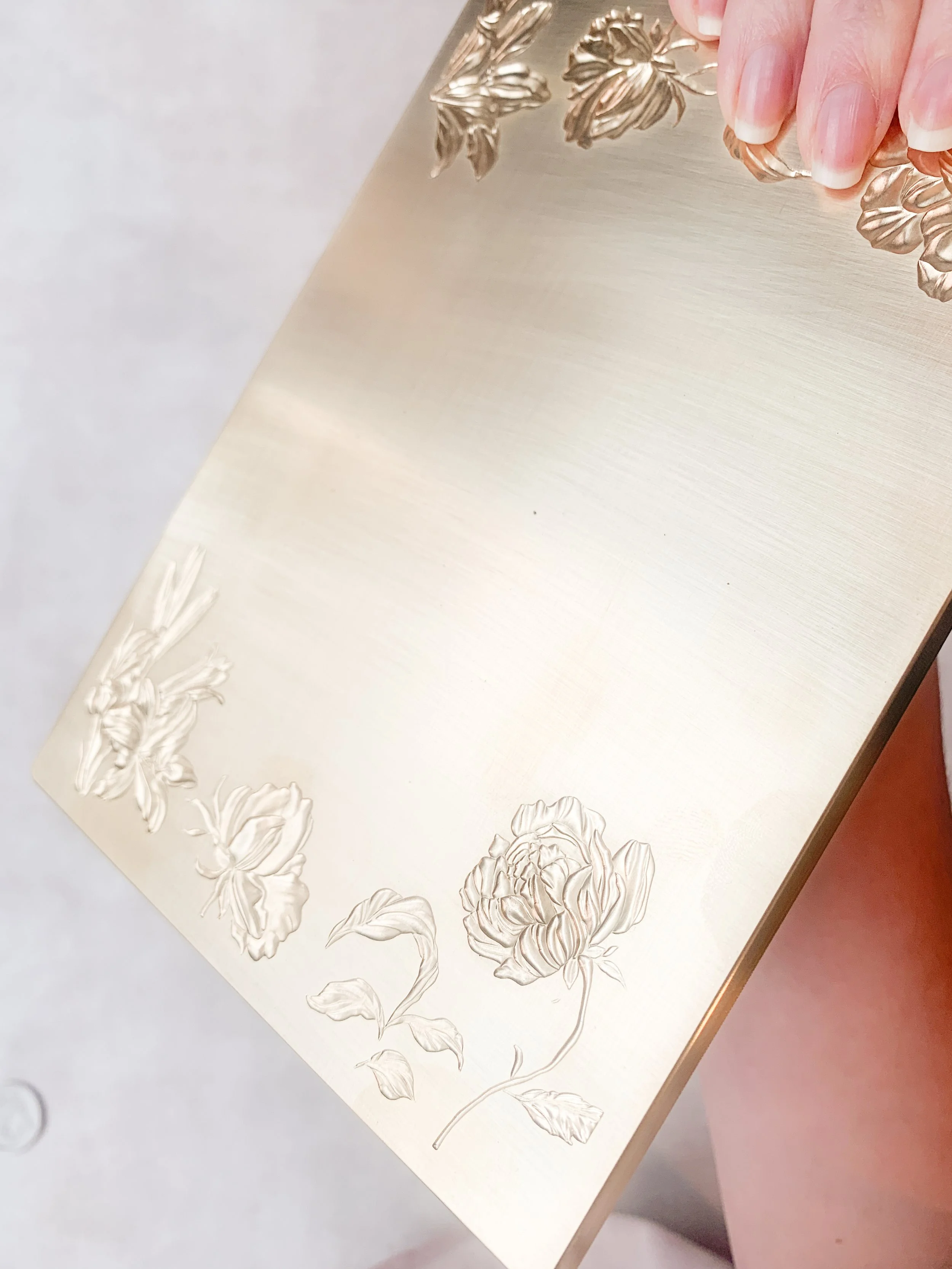 Sculpted Embossing — LETTERING BY GRG