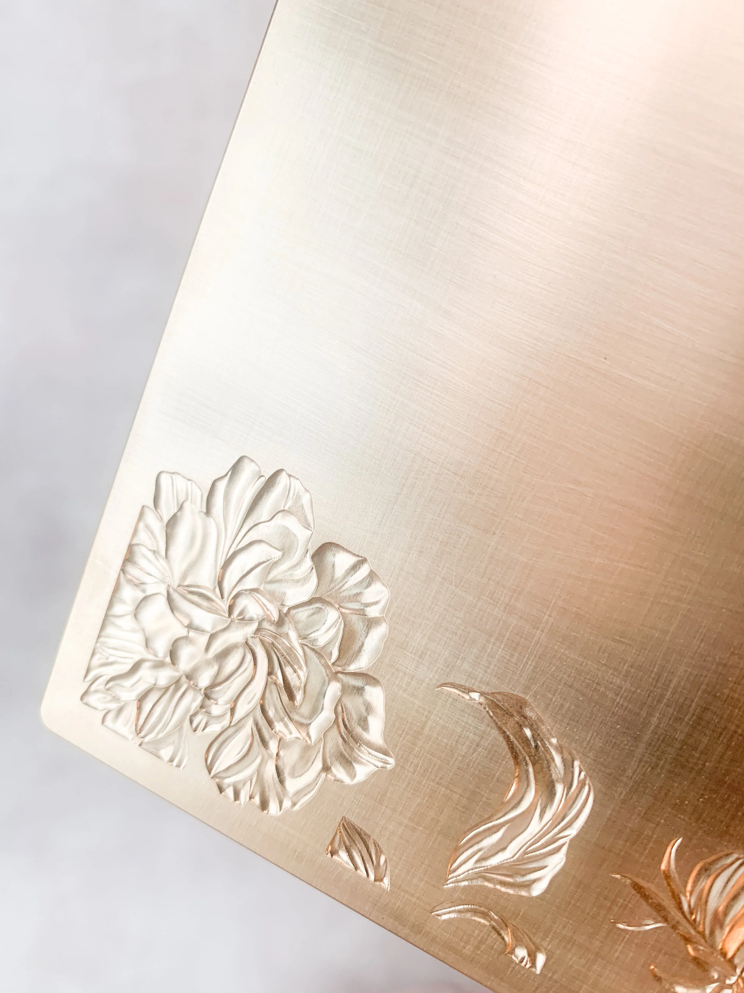 Sculpted Embossing — LETTERING BY GRG