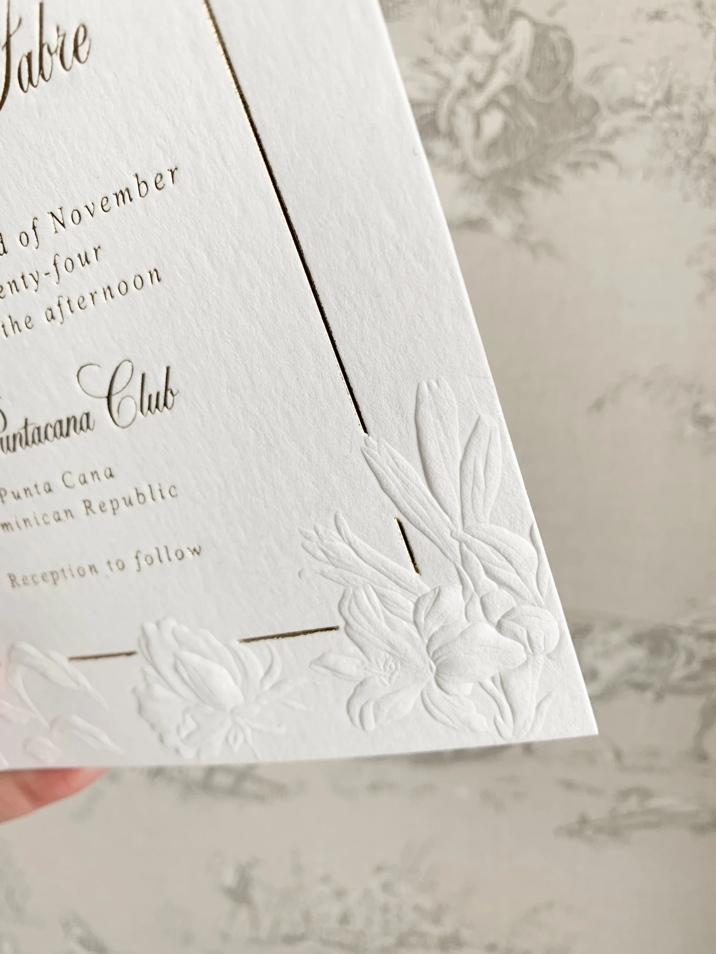 Sculpted Embossing — LETTERING BY GRG