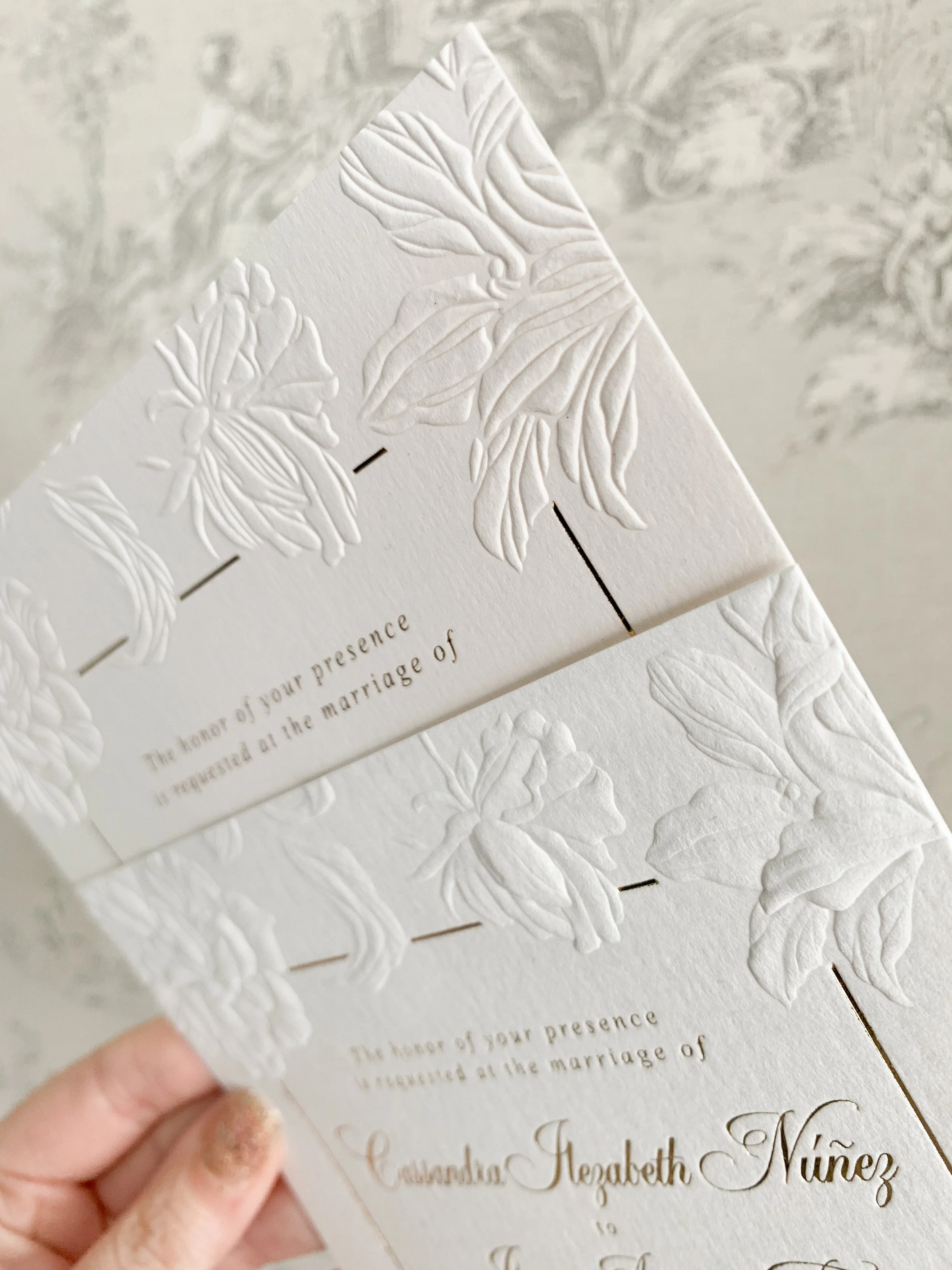 Sculpted Embossing — LETTERING BY GRG