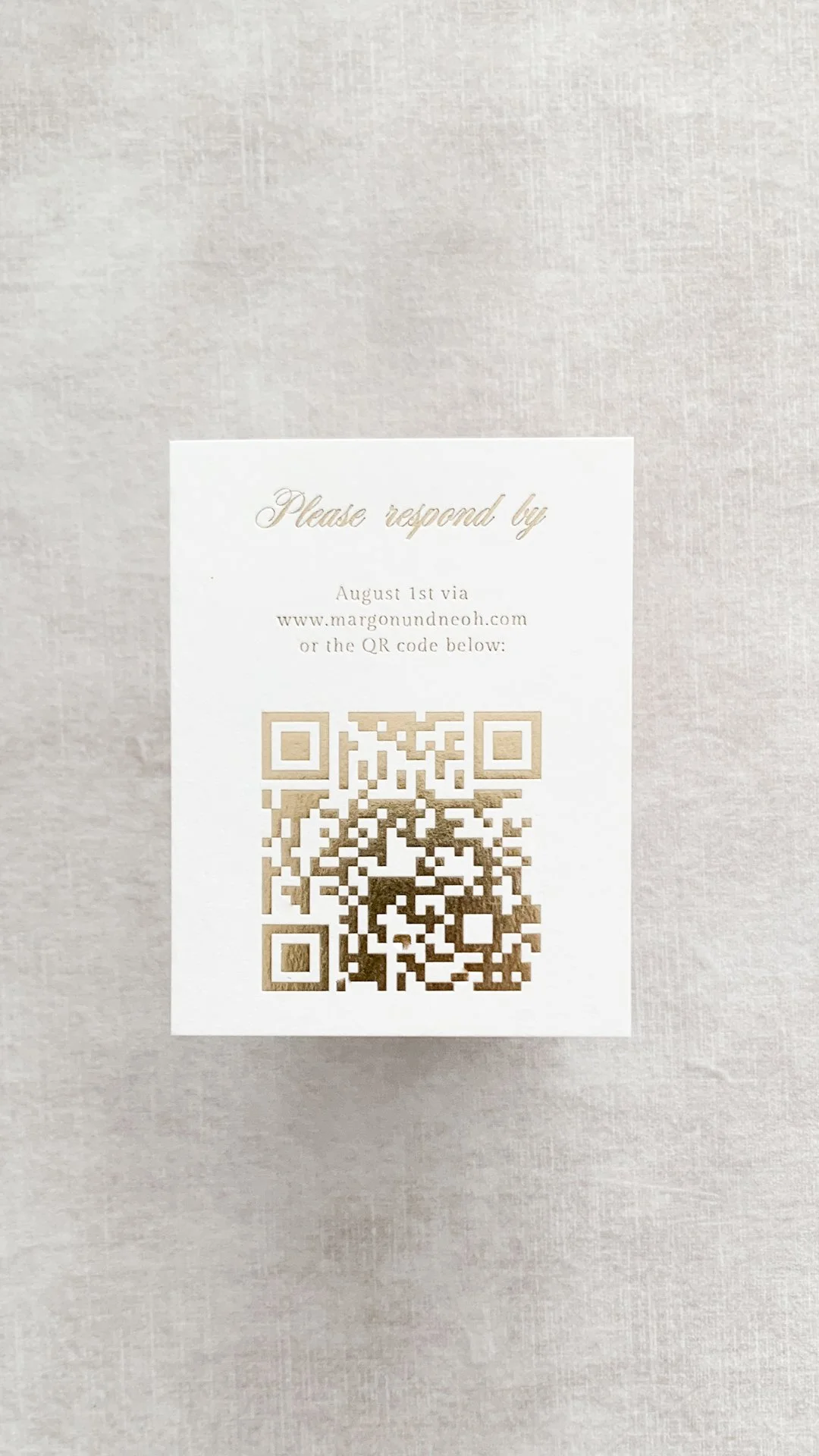 rsvp QR code — LETTERING BY GRG