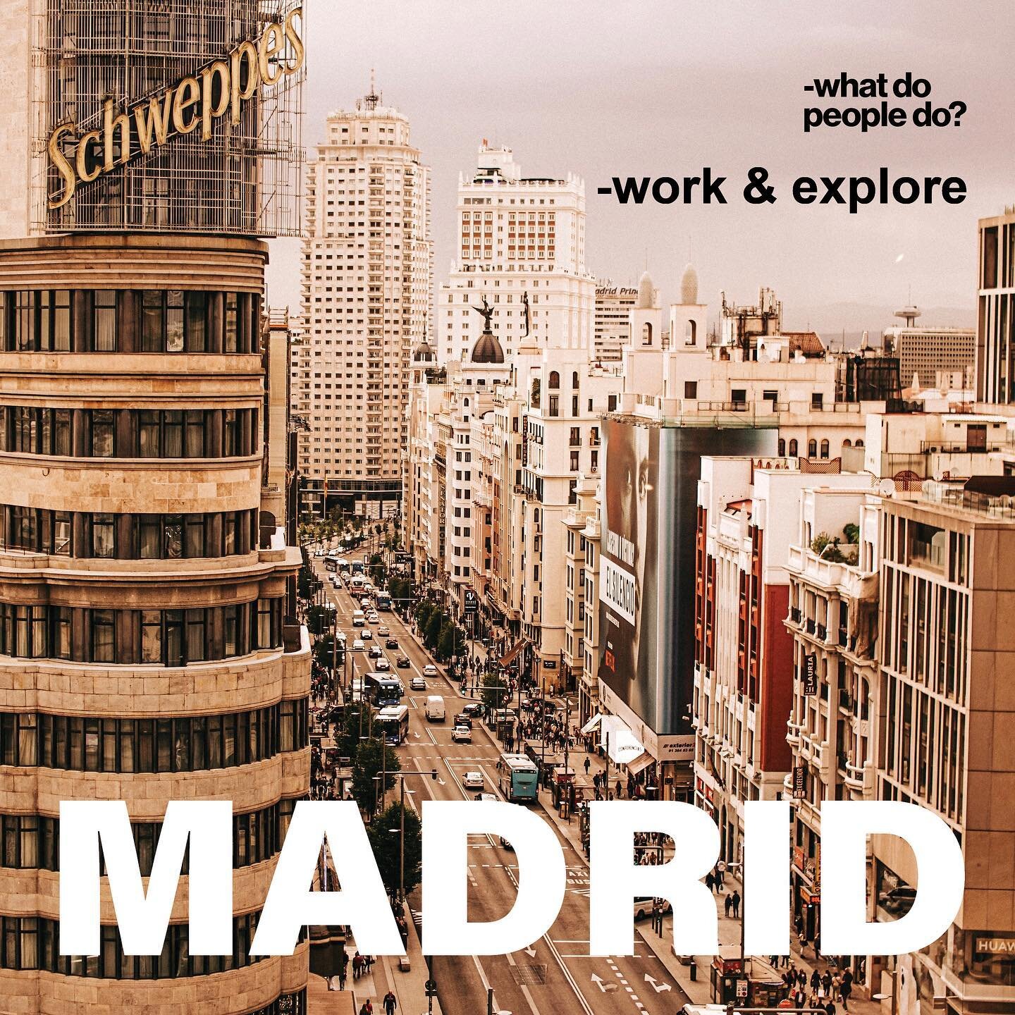 Working remotely in Madrid grants you the freedom to create a harmonious work-life balance. 🥰

Take advantage of your flexible schedule to immerse yourself in Spanish culture, learn flamenco, or indulge in an afternoon siesta. 🌴😍

Here are some gr