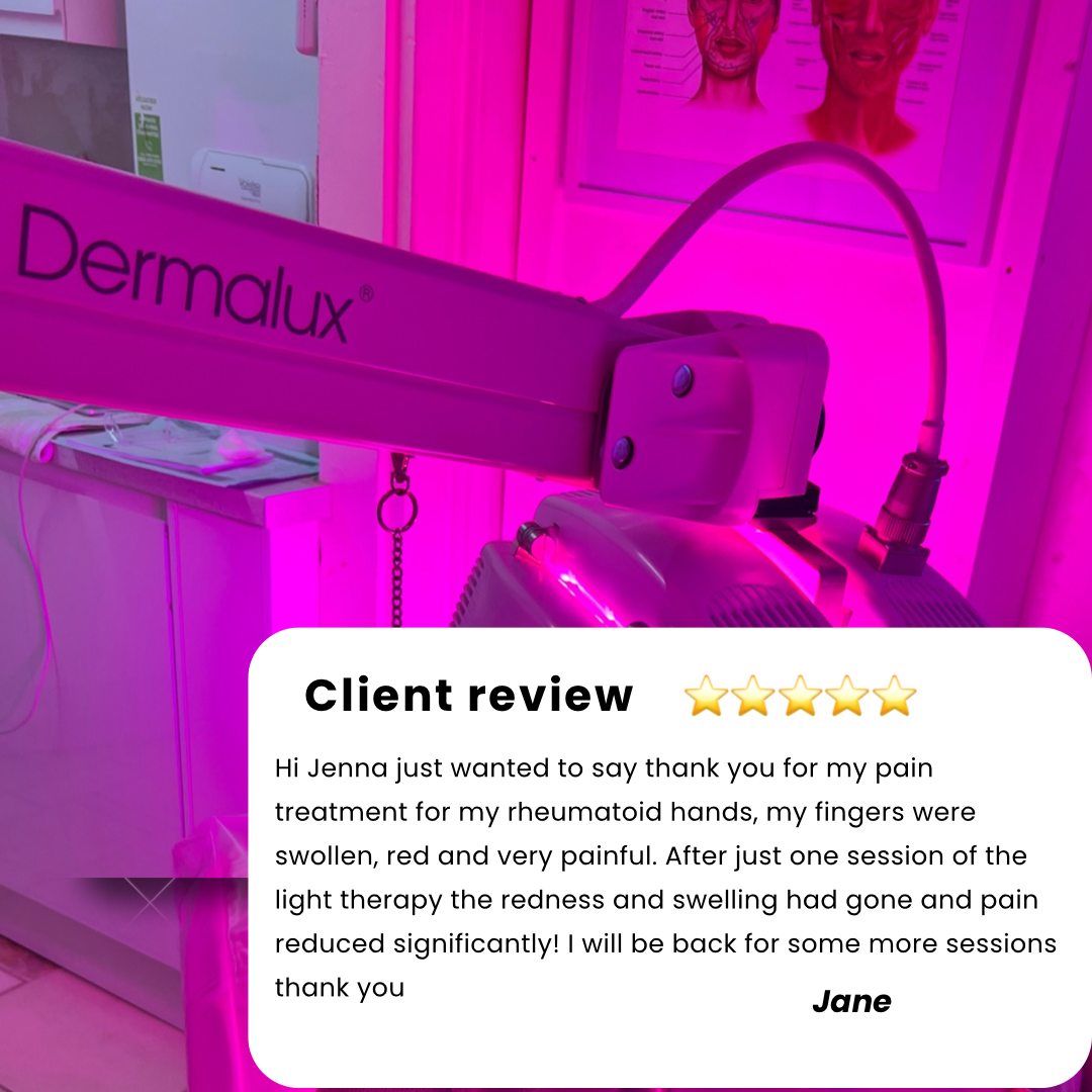 LED light therapy journey..