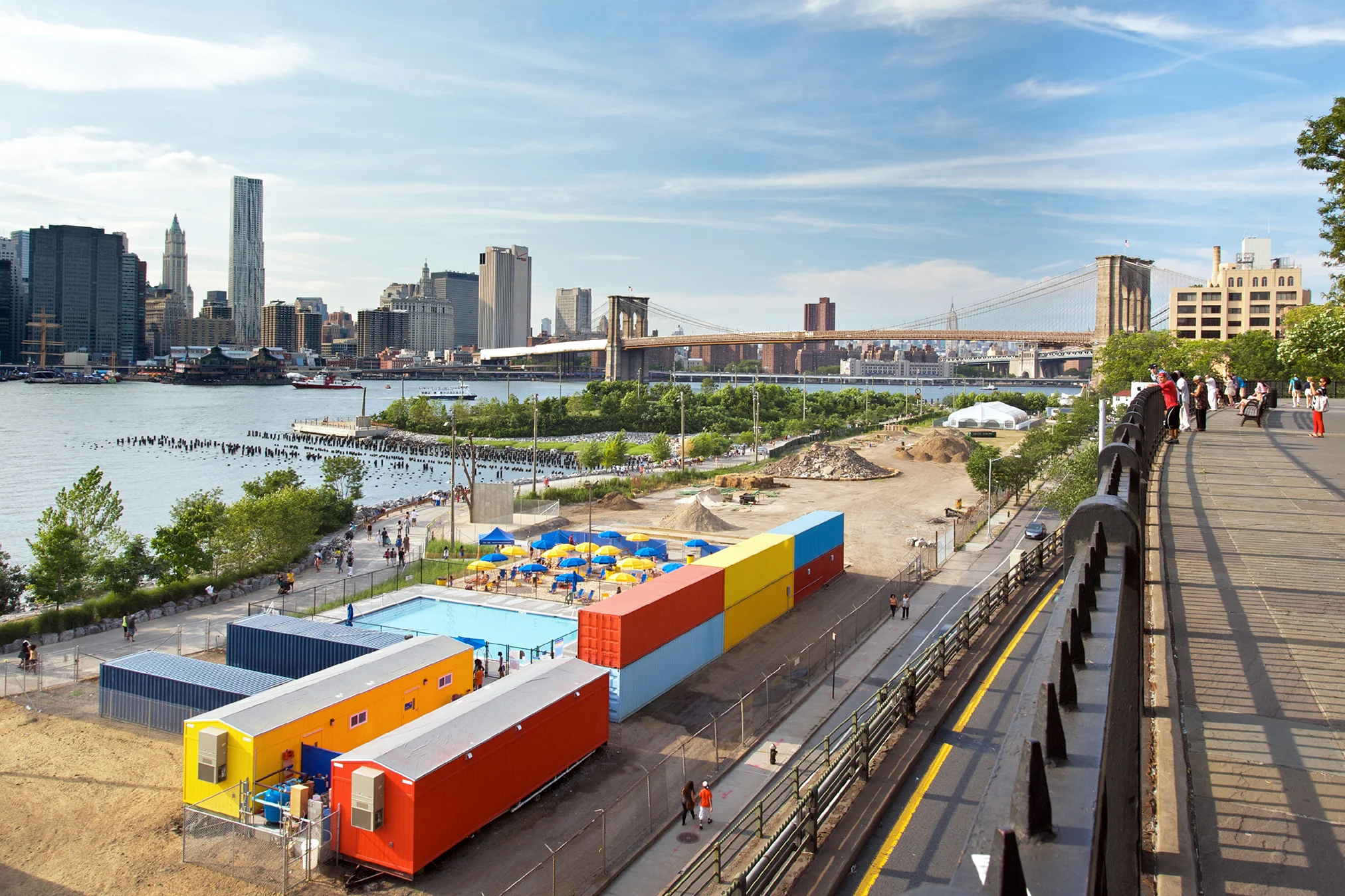 Brooklyn Bridge Park Pop Up Pool