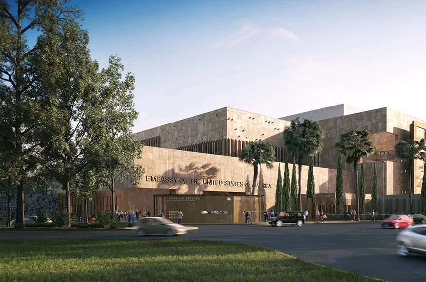 Construction Begins on the New US Embassy in Mexico City