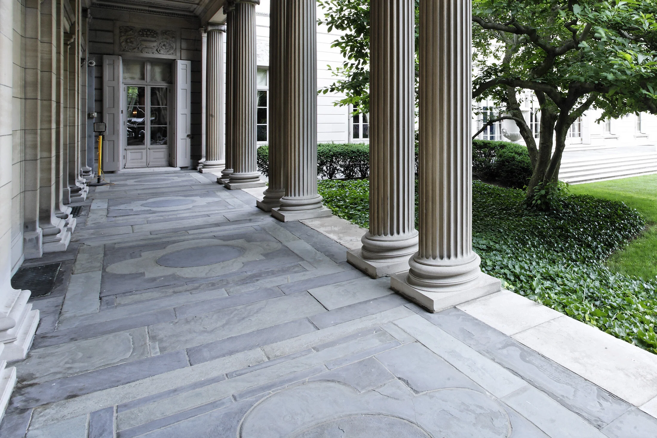 Portico before enclosure