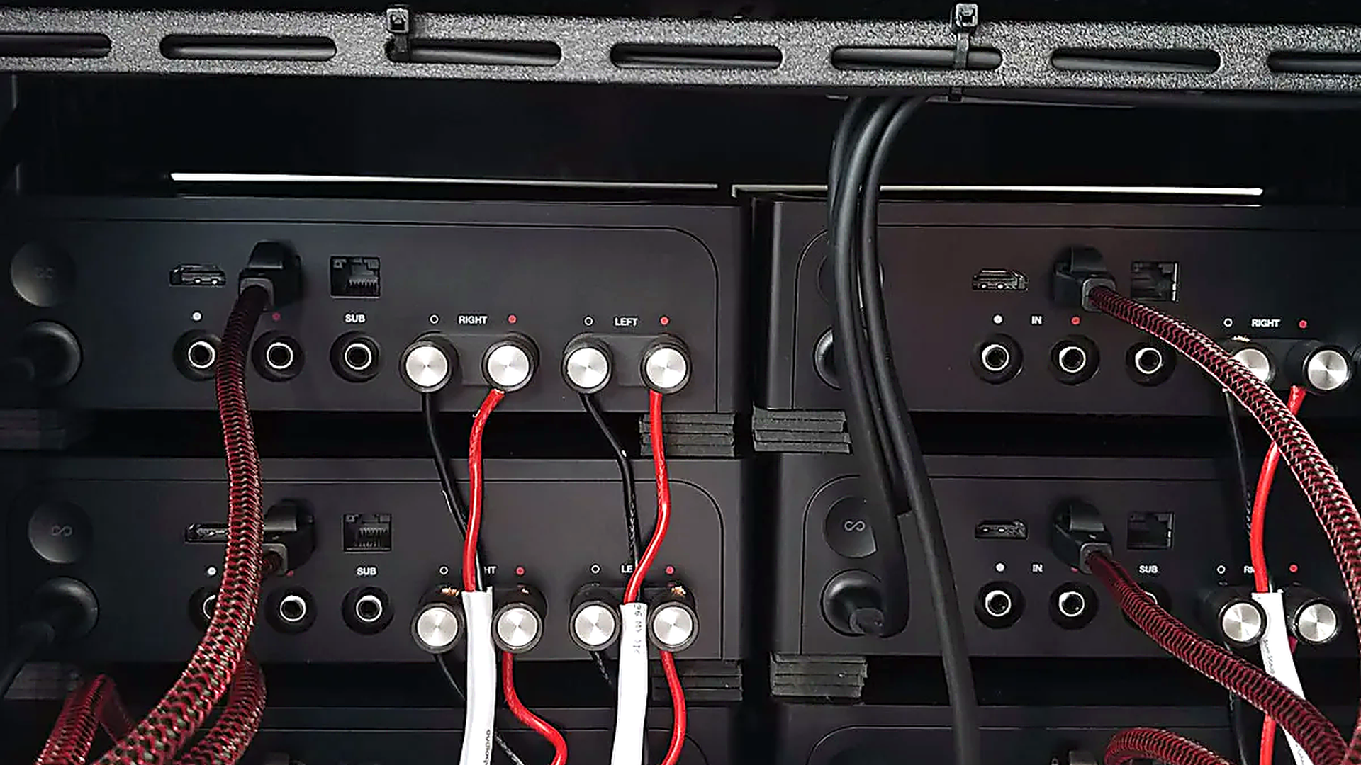 Sonos Amps installed for multi-zone multi-room home