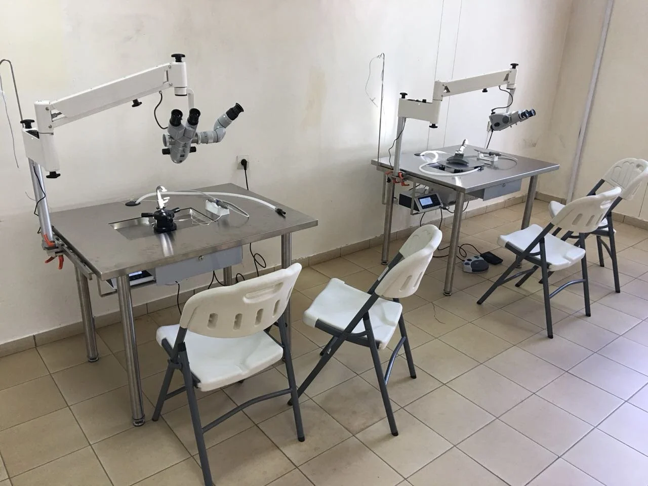 Seven of our microscopes in Rwanda