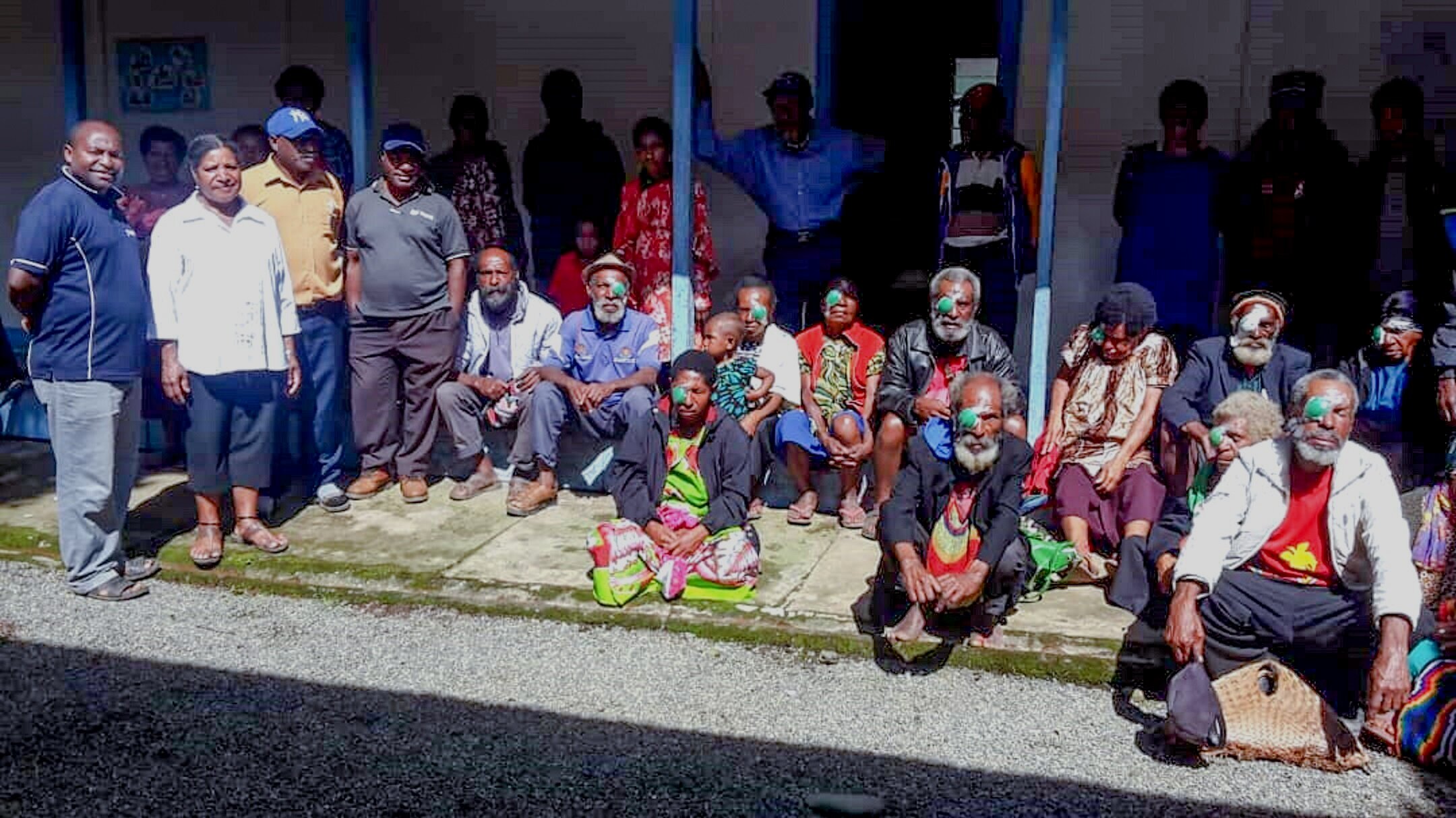 Zweiter Augen-Outreach-Einsatz im Dei-Distrikt, Papua-Neuguinea