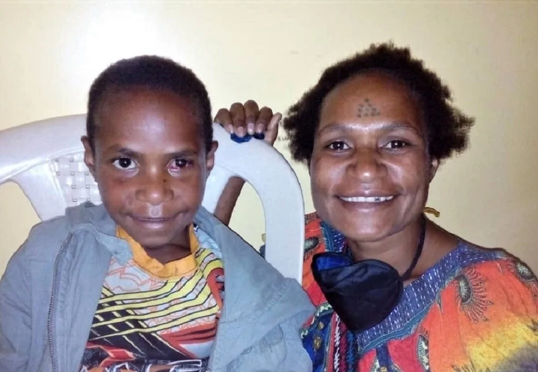 Eyesight of 7-year-old Roddy restored