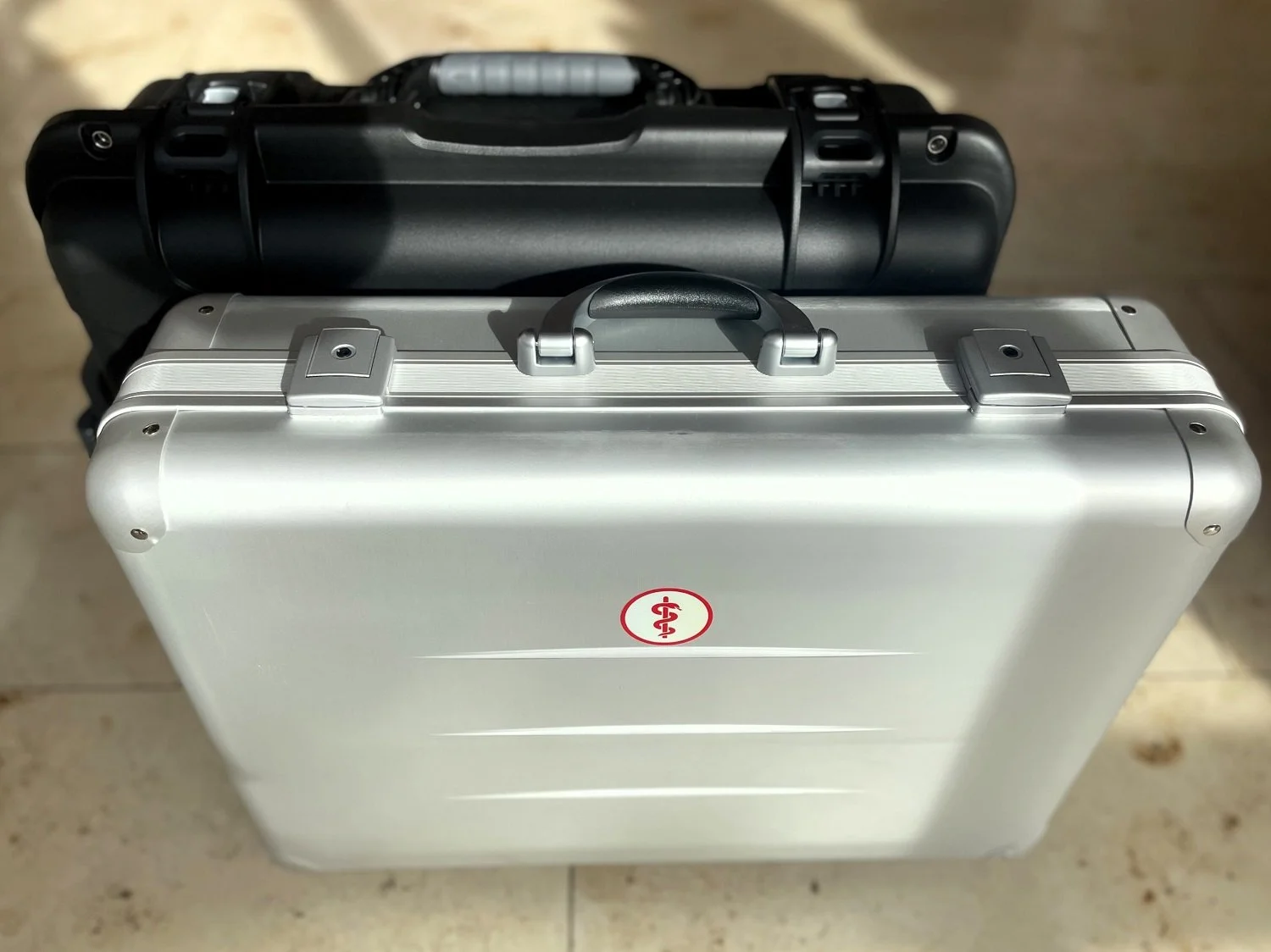 A FLAIR P7 microscope sets off on its journey