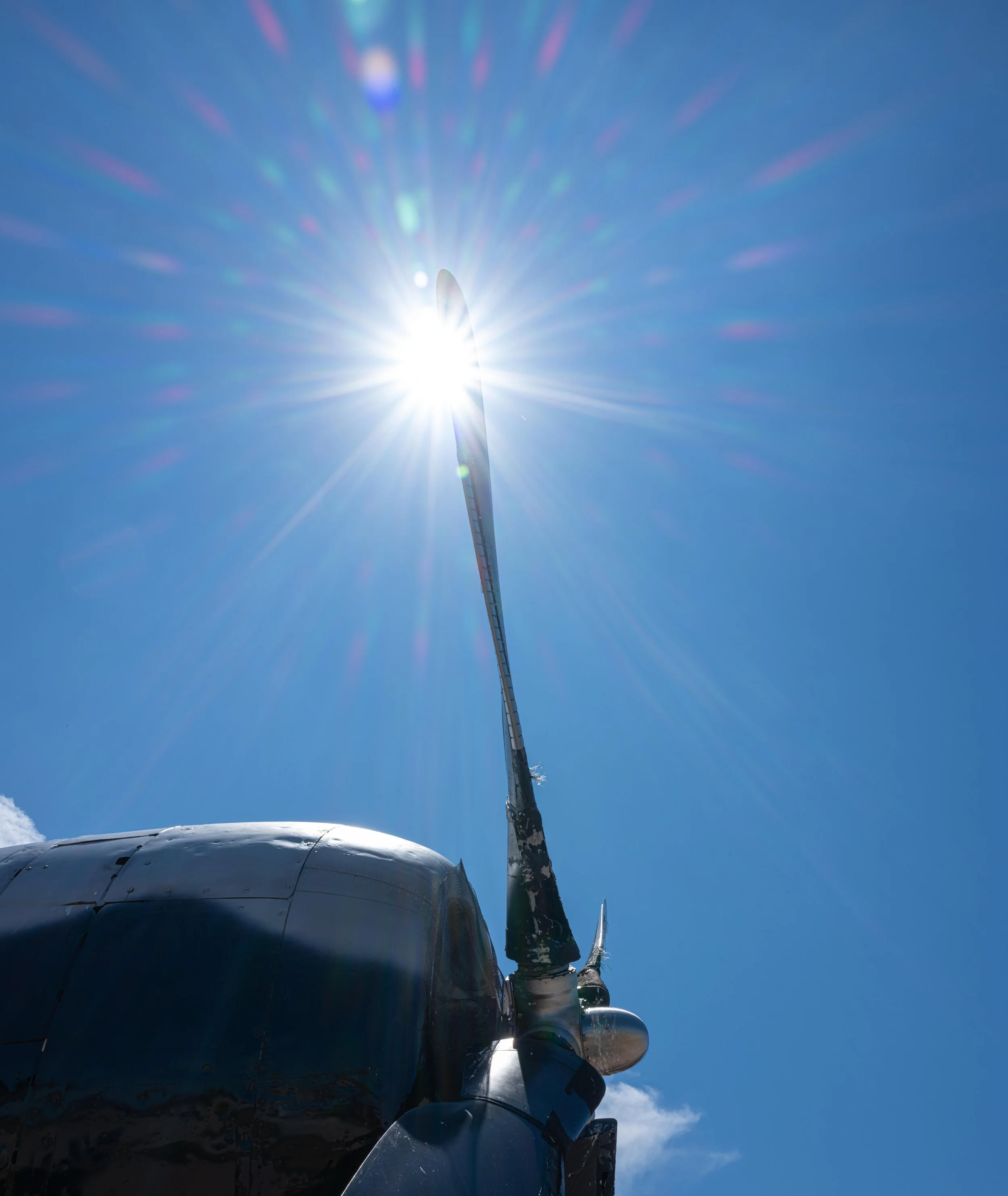 Propeller in the sun.