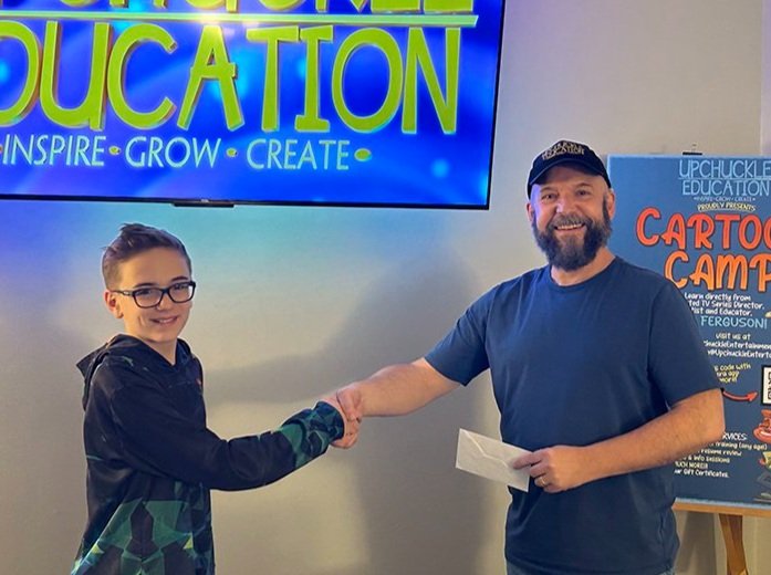 Congratulations to Sarah who won the Upchuckle Client Appreciation Draw who won a gift card to Donaleigh's Irish Public House in Barrie, ON!